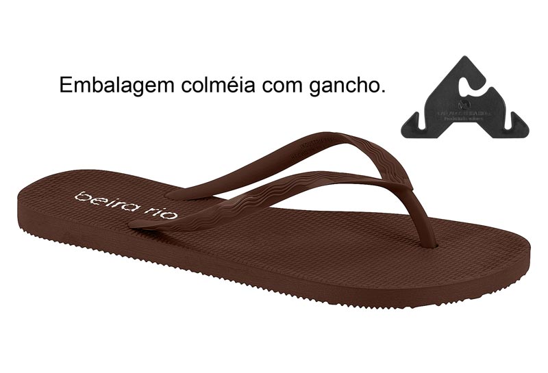 Ojota Mujer Chocolate Beira Rio