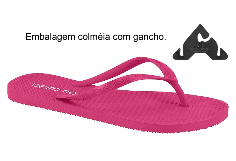 Sandalia de Playa Beira Rio 34 / Fucsia