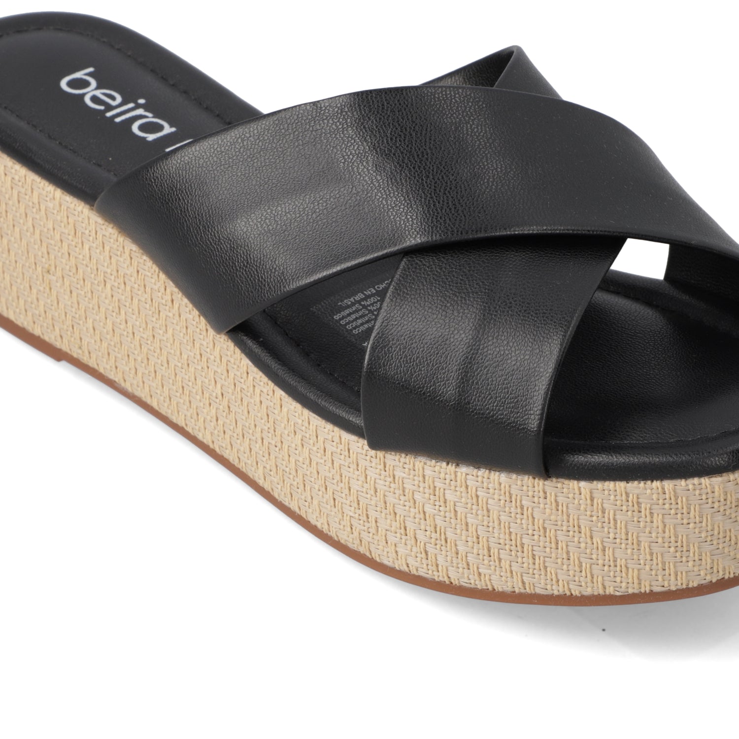 Sandalia Beira Rio EcoCuero Negro 8454-105-9569-21248