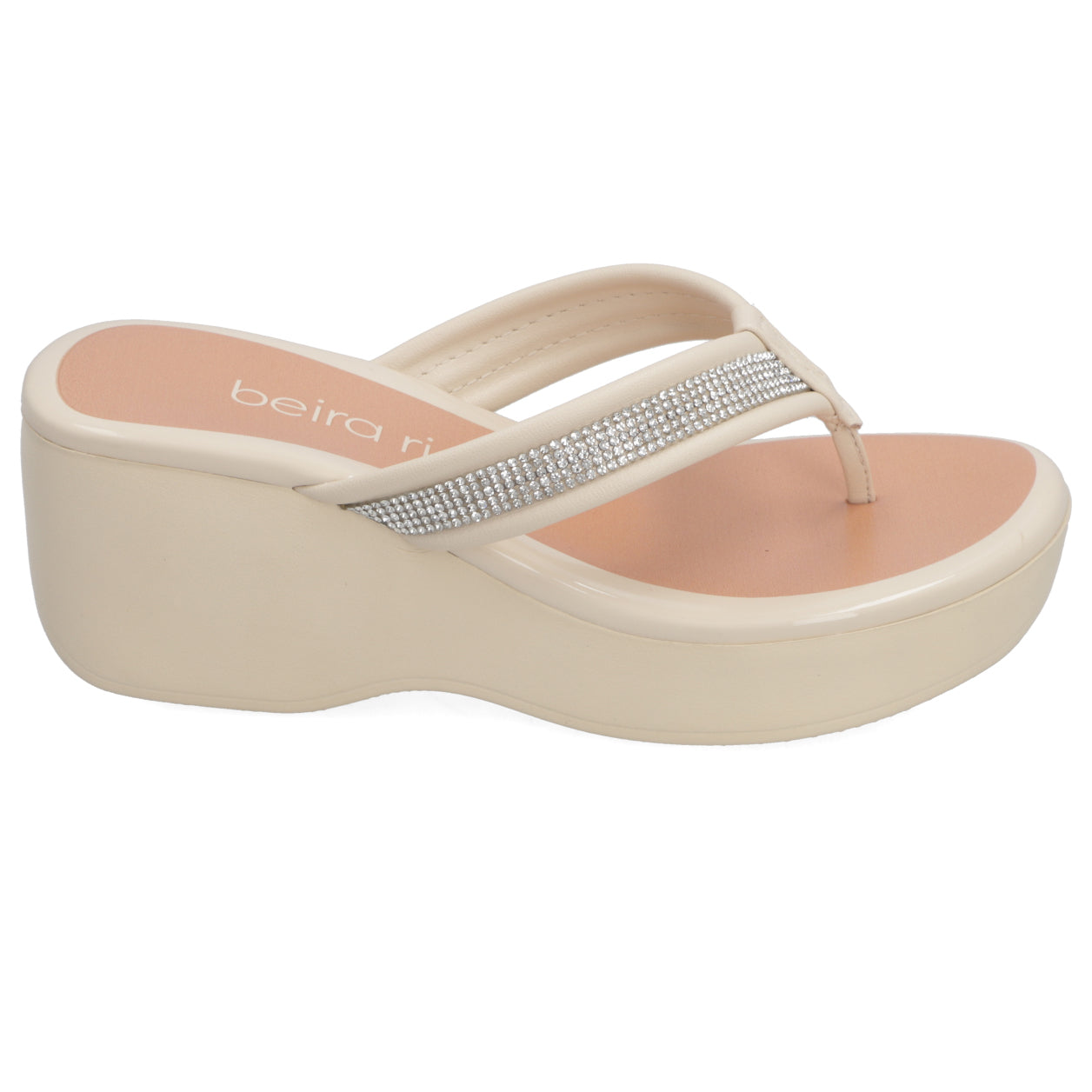 Sandalia Beira Rio Crema