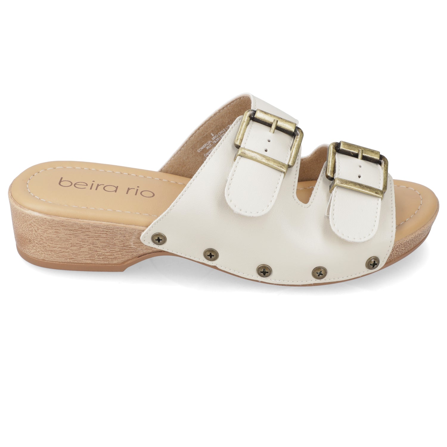 Sandalia Blanco OFF Beira Rio Ecocuero 35 / Blanco OFF