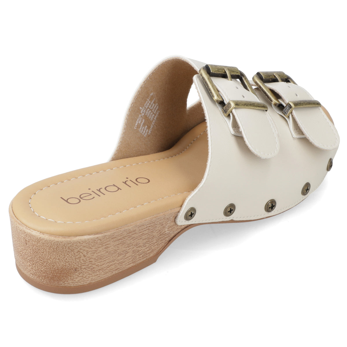 Sandalia Blanco OFF Beira Rio Ecocuero 35 / Blanco OFF