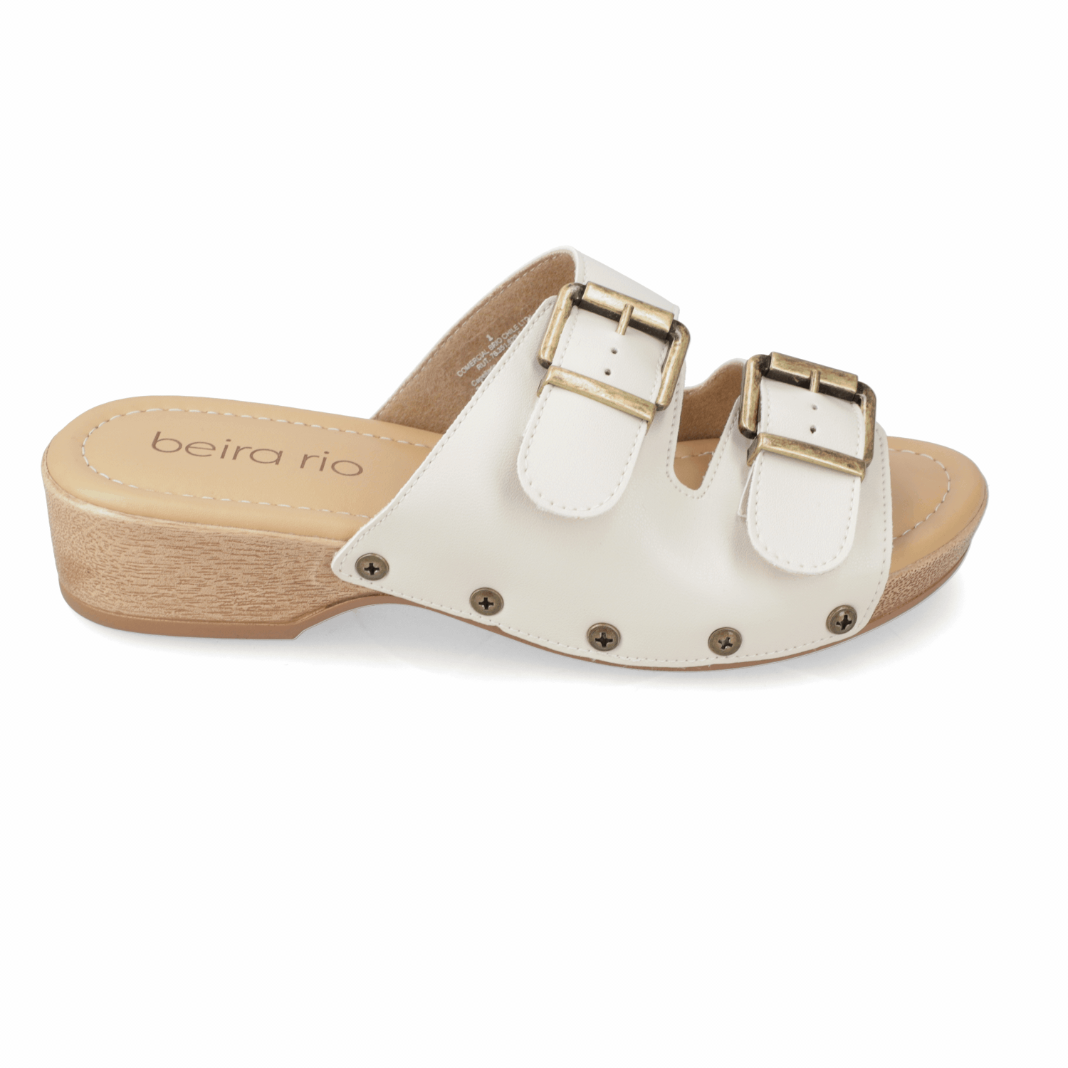 Sandalia Blanco OFF Beira Rio Ecocuero 35 / Blanco OFF