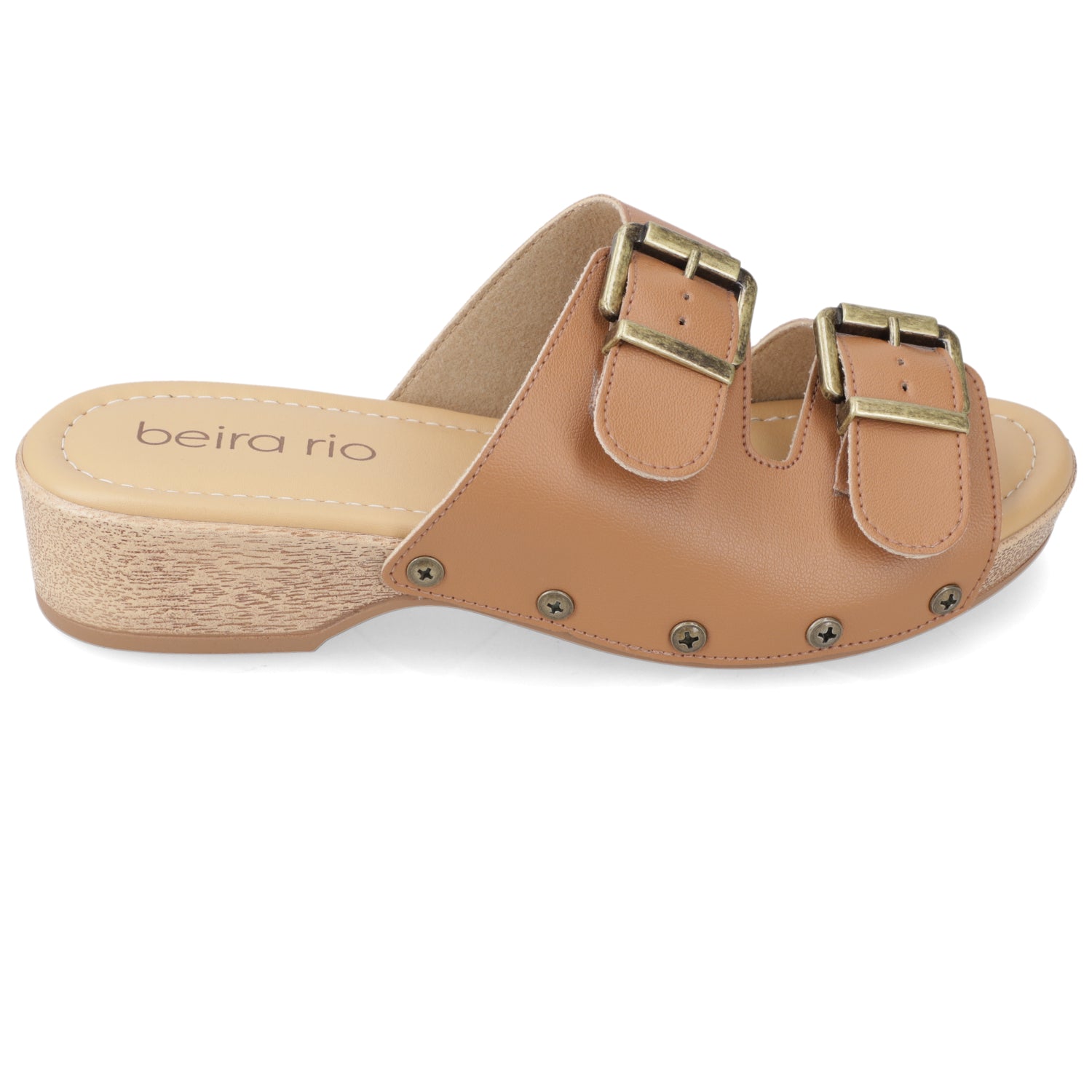 Sandalia Camel Beira Rio Ecocuero 35 / Camel