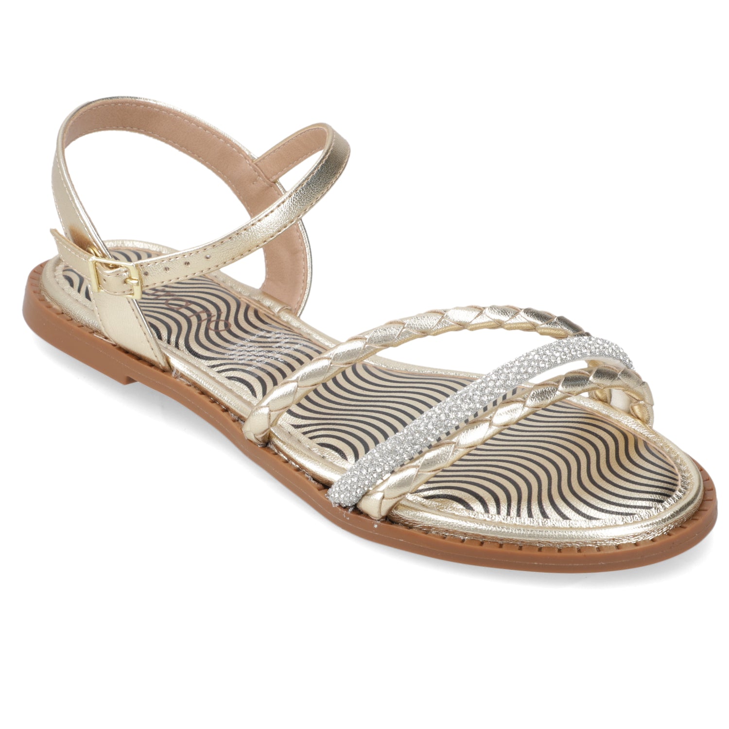 Sandalia Dorado Beira Rio 35 / Dorado