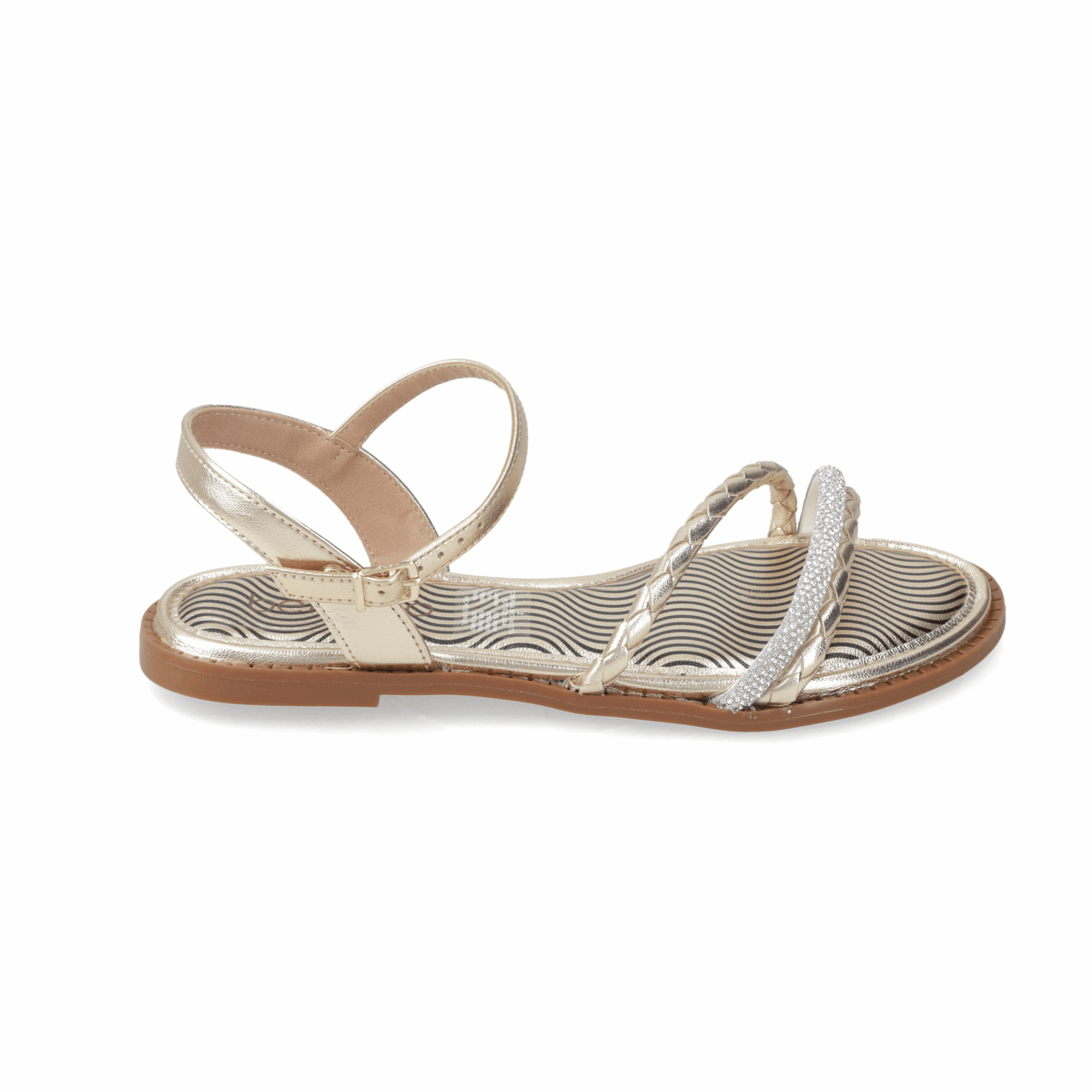 Sandalia Dorado Beira Rio 35 / Dorado