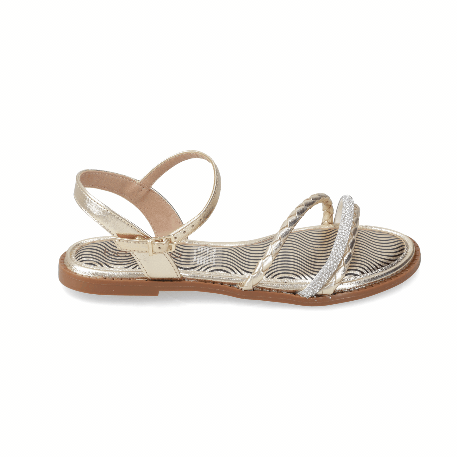 Sandalia Dorado Beira Rio 35 / Dorado