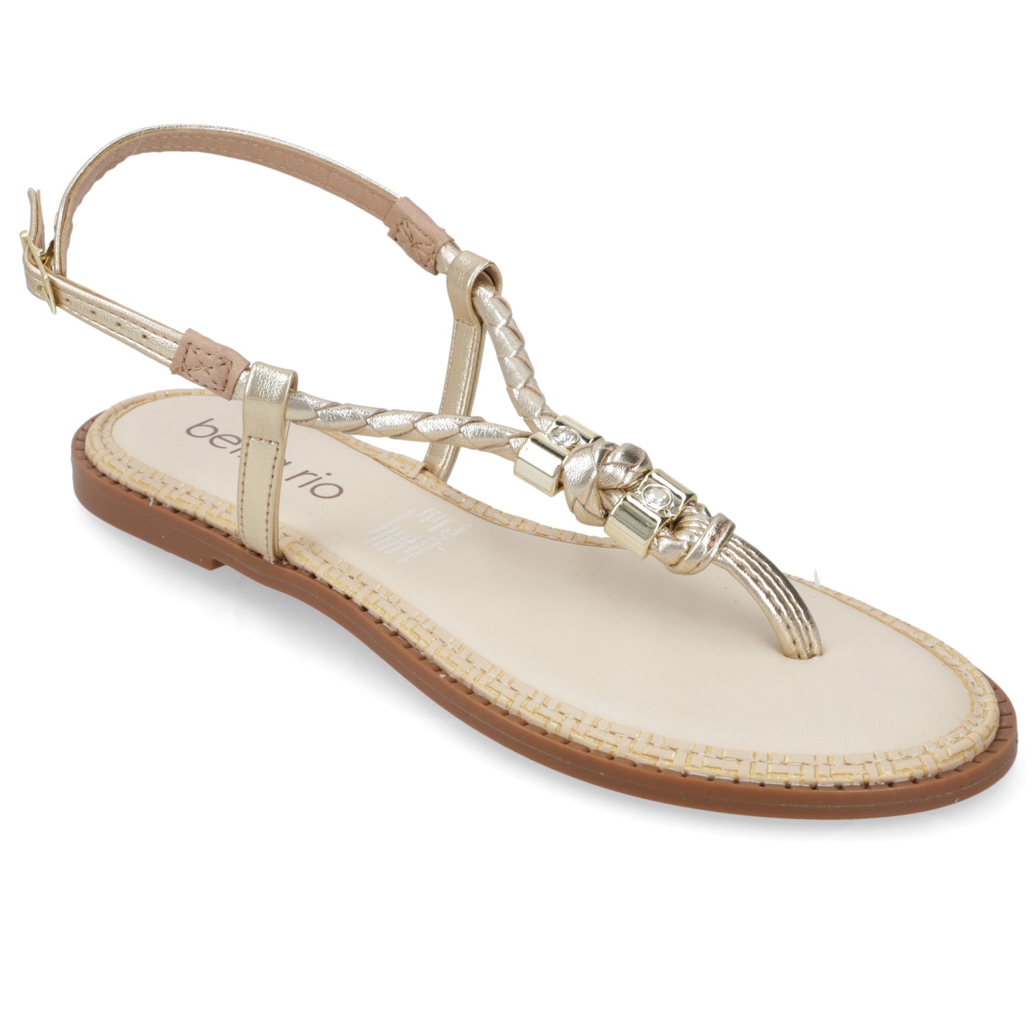 Sandalia Dorado Beira Rio 35 / Dorado