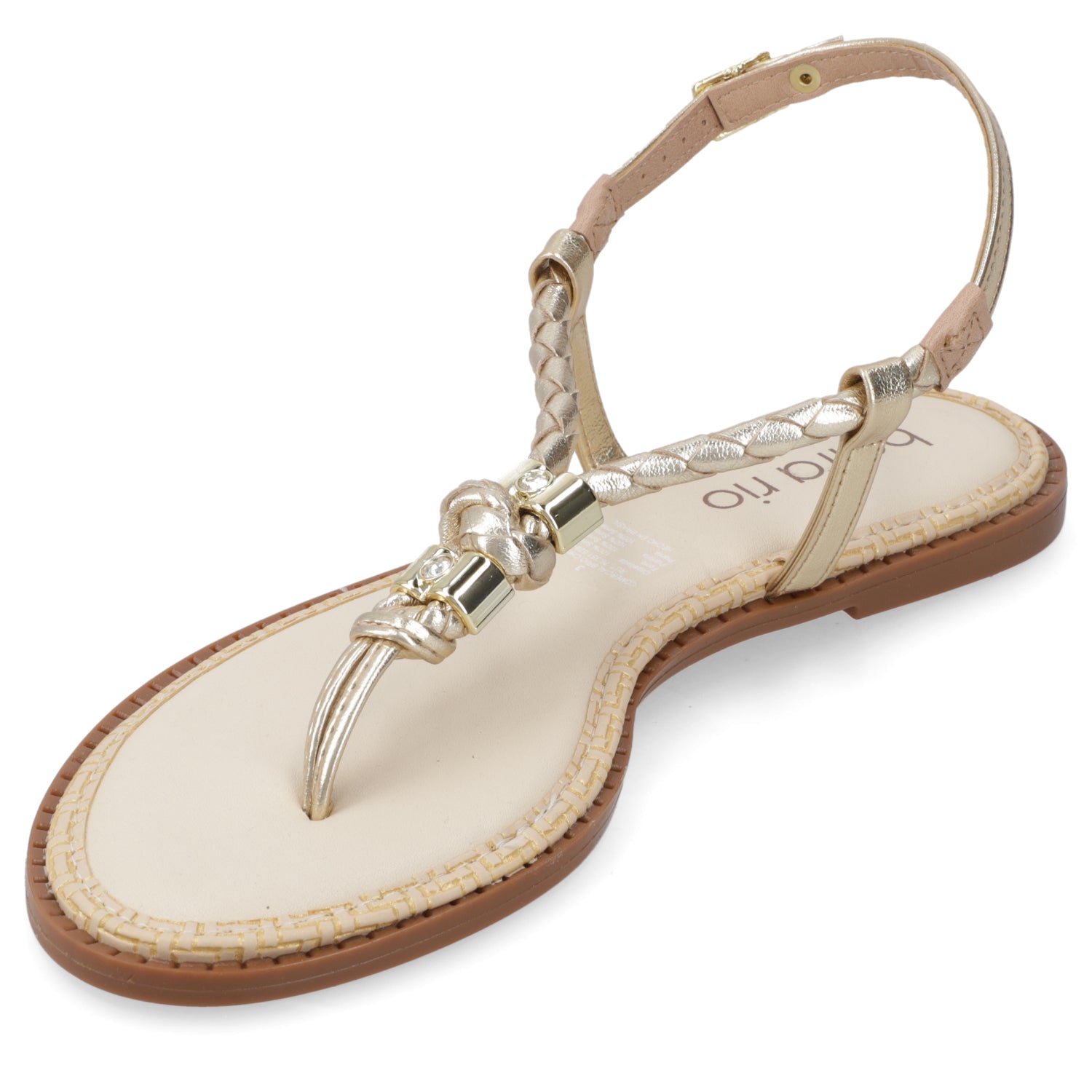 Sandalia Dorado Beira Rio 35 / Dorado