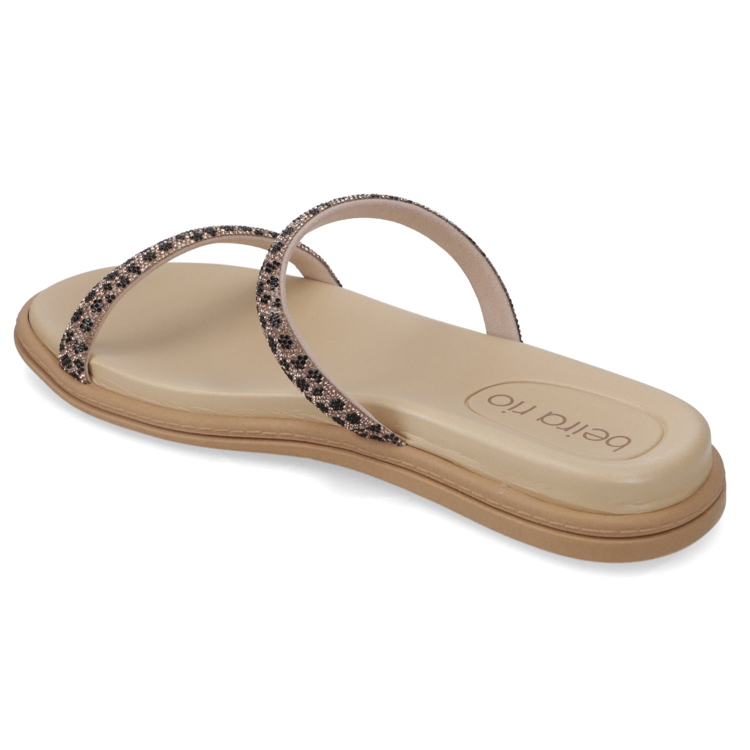 Sandalia Plana Nude Beira Rio Ecocuero 35 / Nude