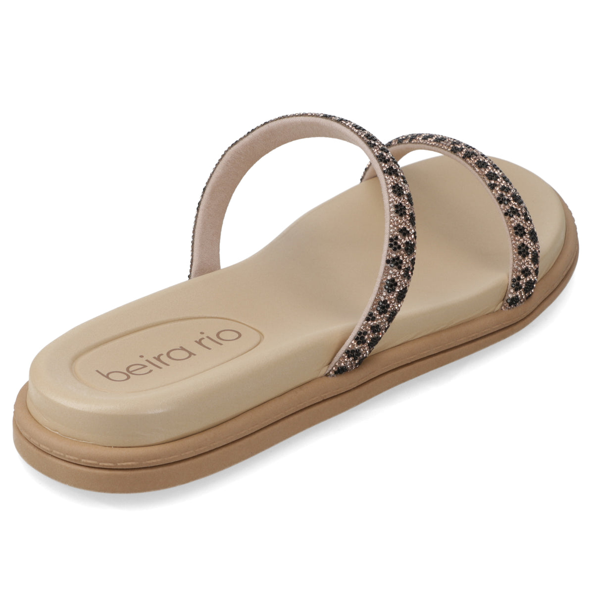 Sandalia Plana Nude Beira Rio Ecocuero 35 / Nude