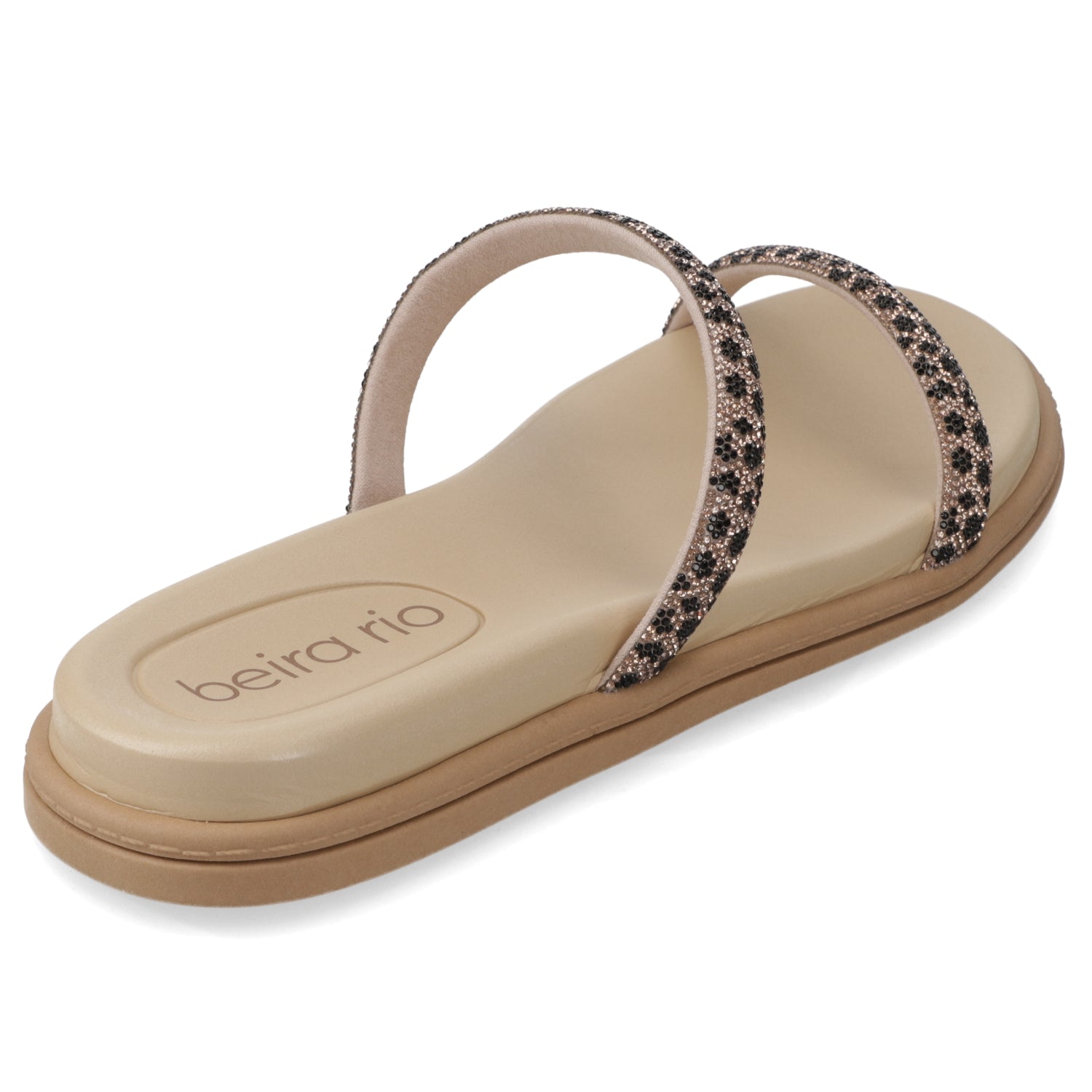 Sandalia Plana Nude Beira Rio Ecocuero 35 / Nude