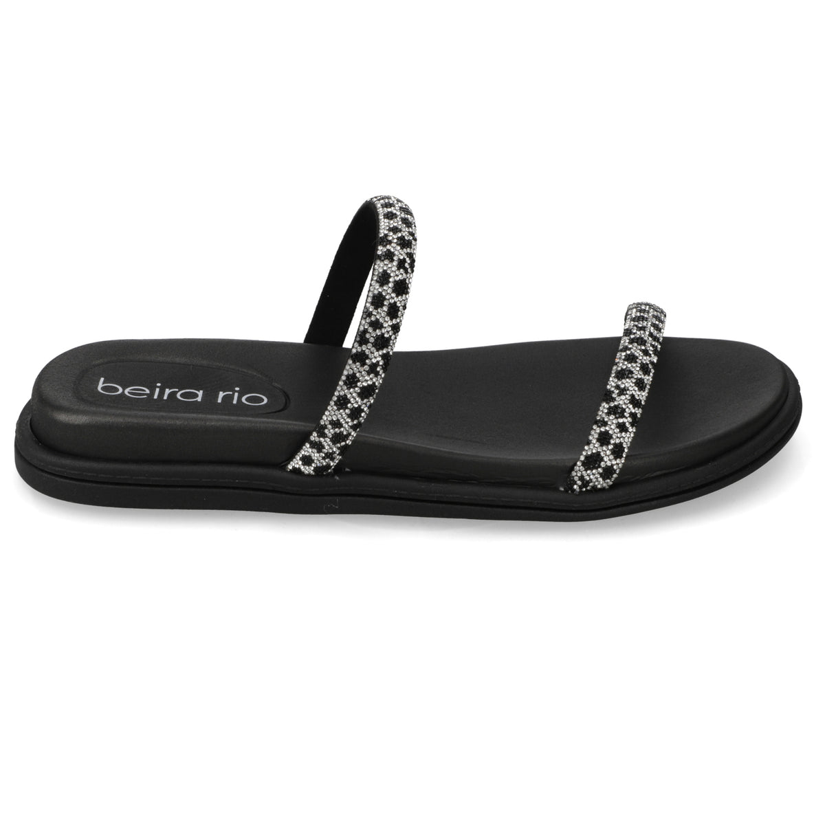 Sandalia Plana Negro Beira Rio Ecocuero 35 / Negro