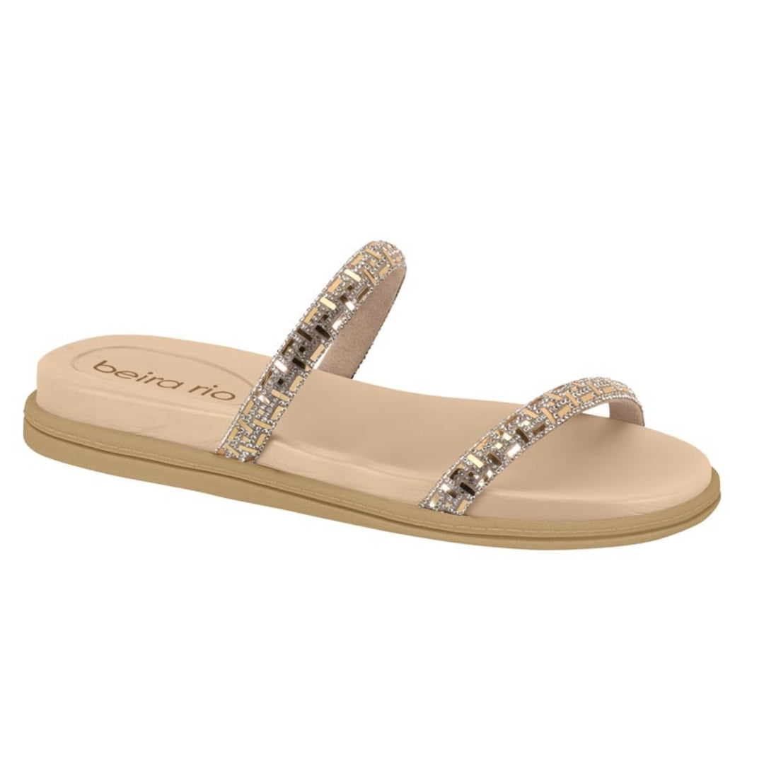 Sandalia Plana Beige