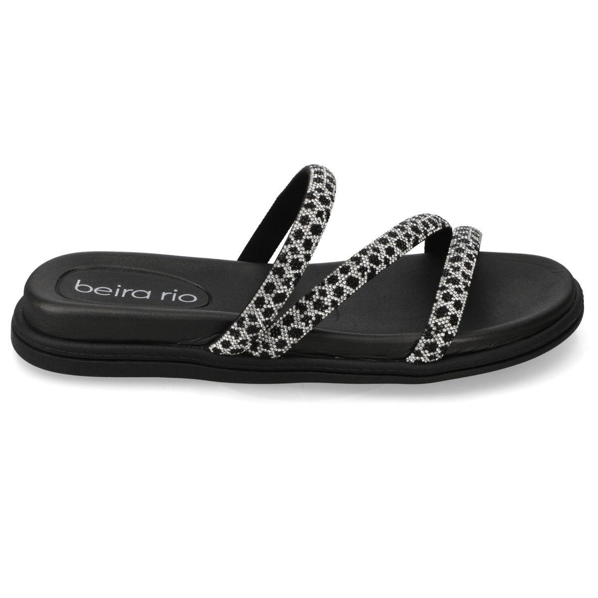 Sandalia Plana Negro Beira Rio Ecocuero 35 / Negro