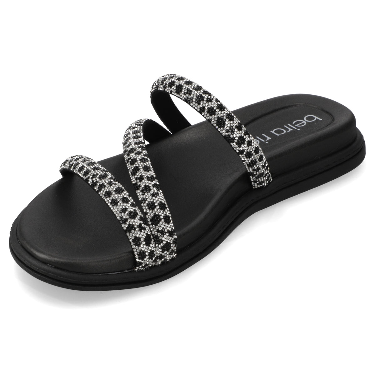 Sandalia Plana Negro Beira Rio Ecocuero 35 / Negro