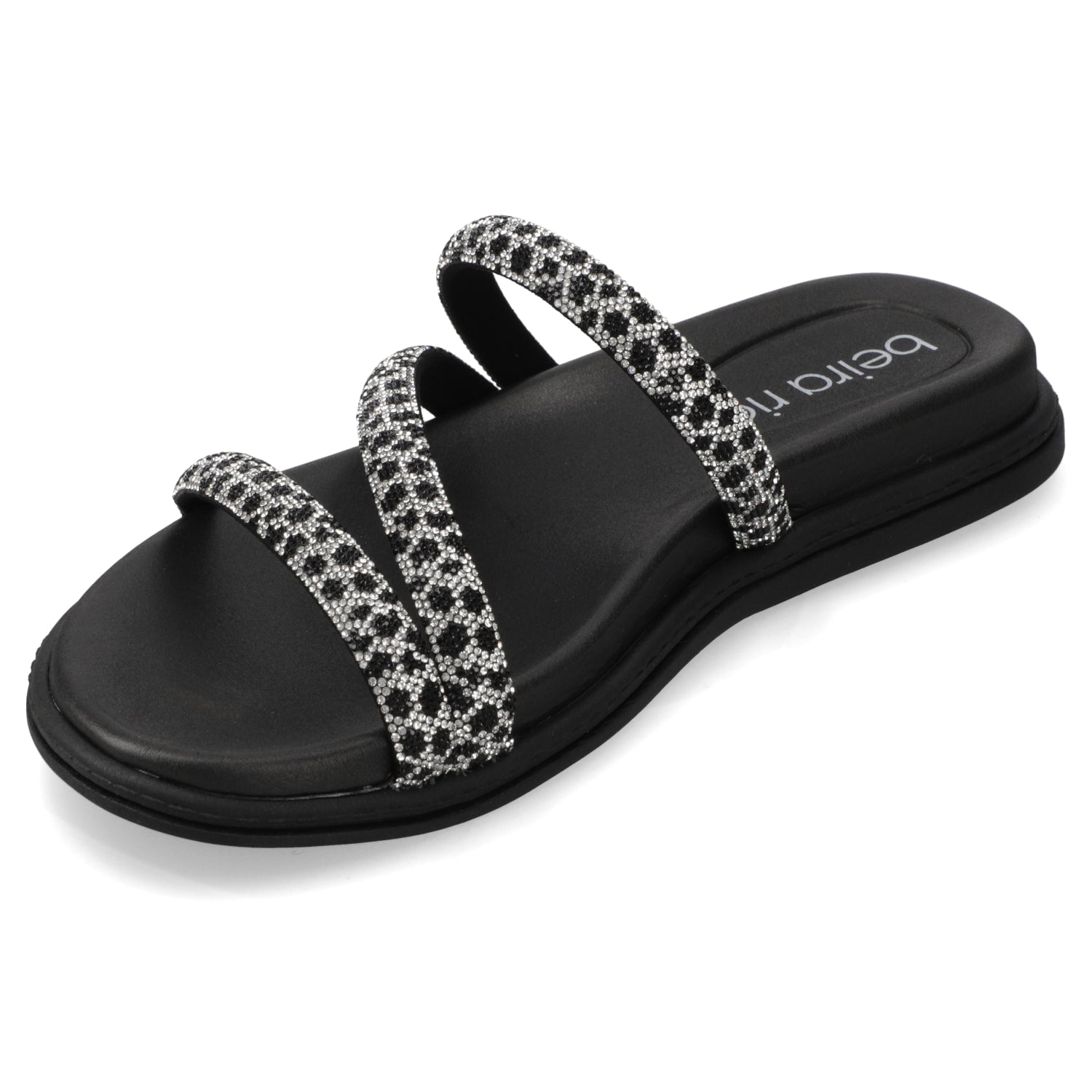 Sandalia Plana Negro Beira Rio Ecocuero 35 / Negro