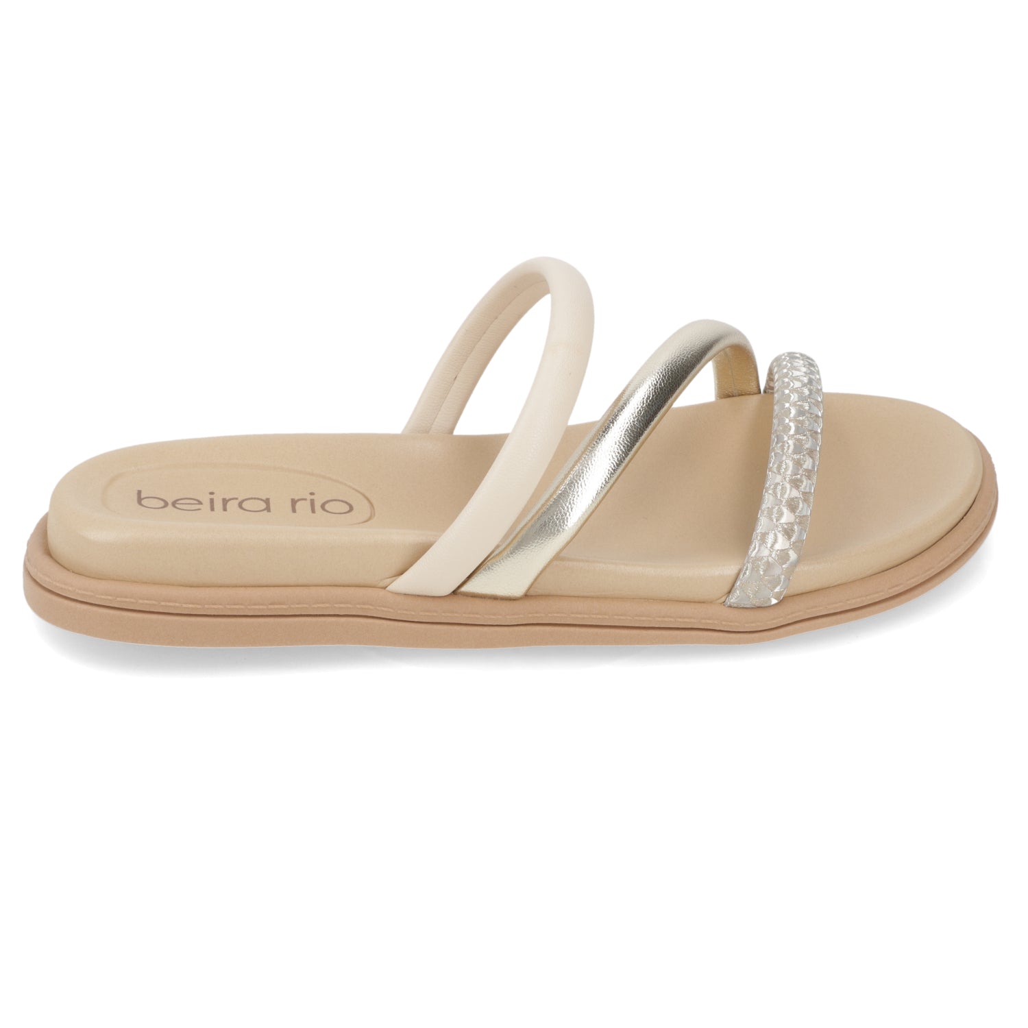 Sandalia Crema Beira Rio 35 / Crema
