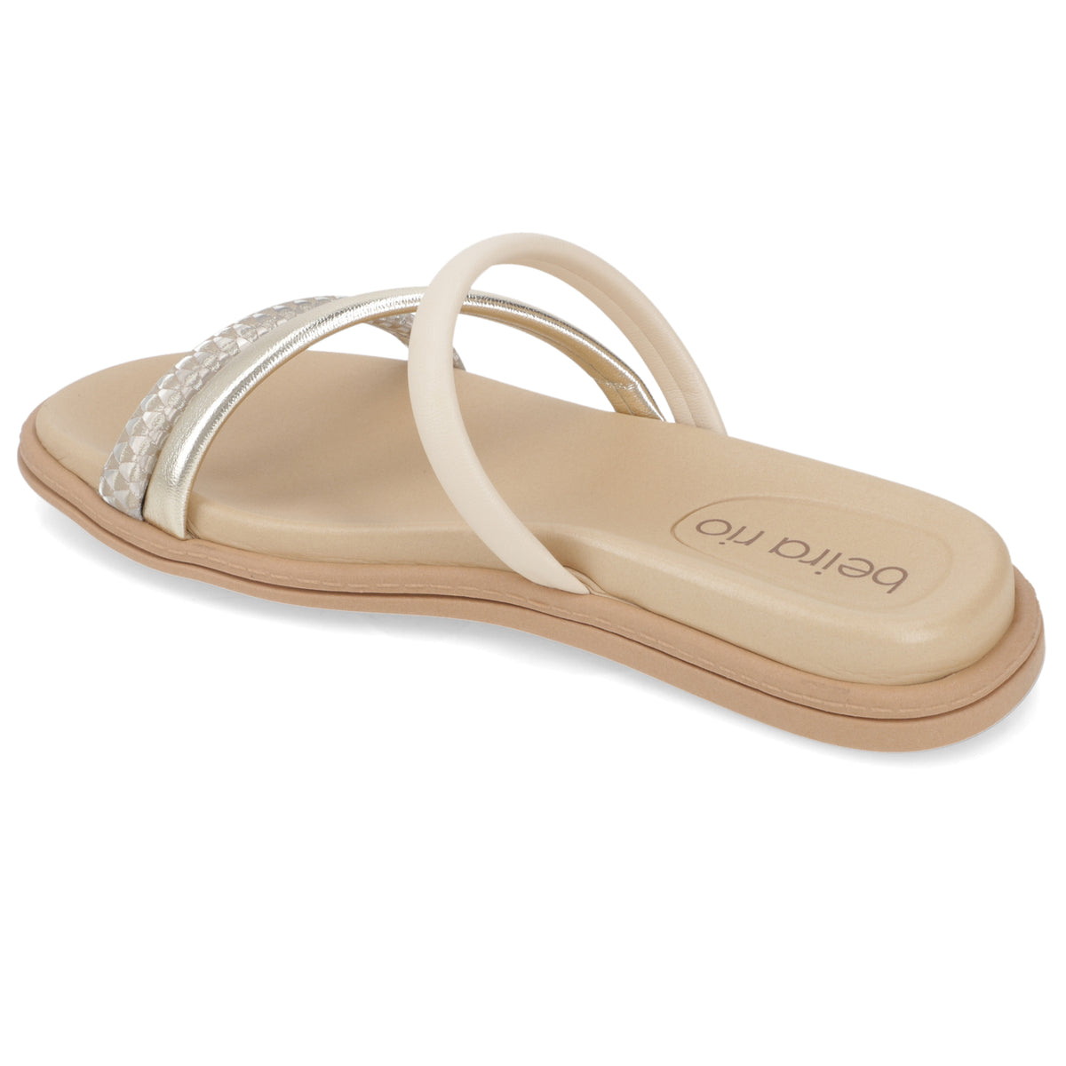 Sandalia Crema Beira Rio 35 / Crema