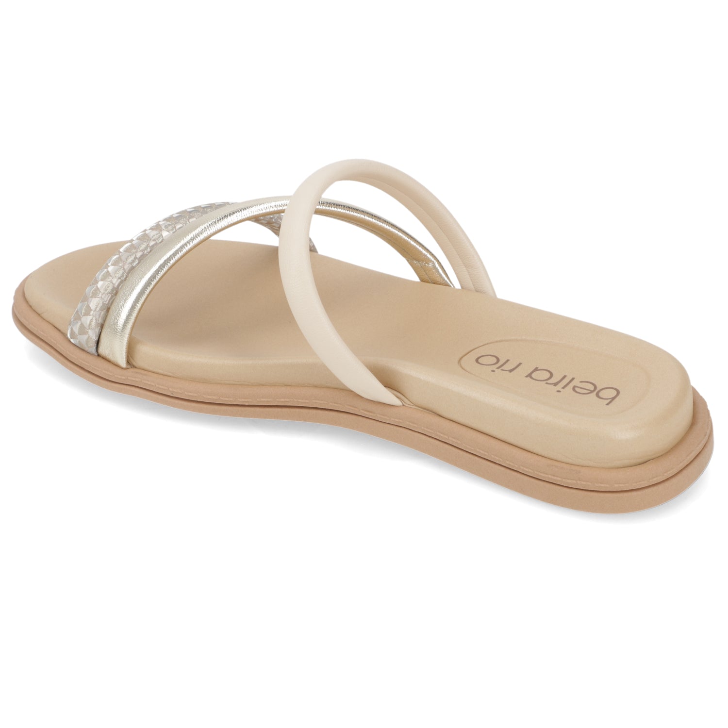 Sandalia Crema Beira Rio 35 / Crema