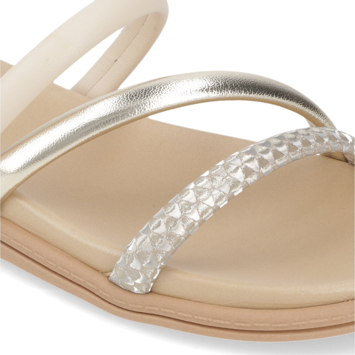 Sandalia Crema Beira Rio 35 / Crema