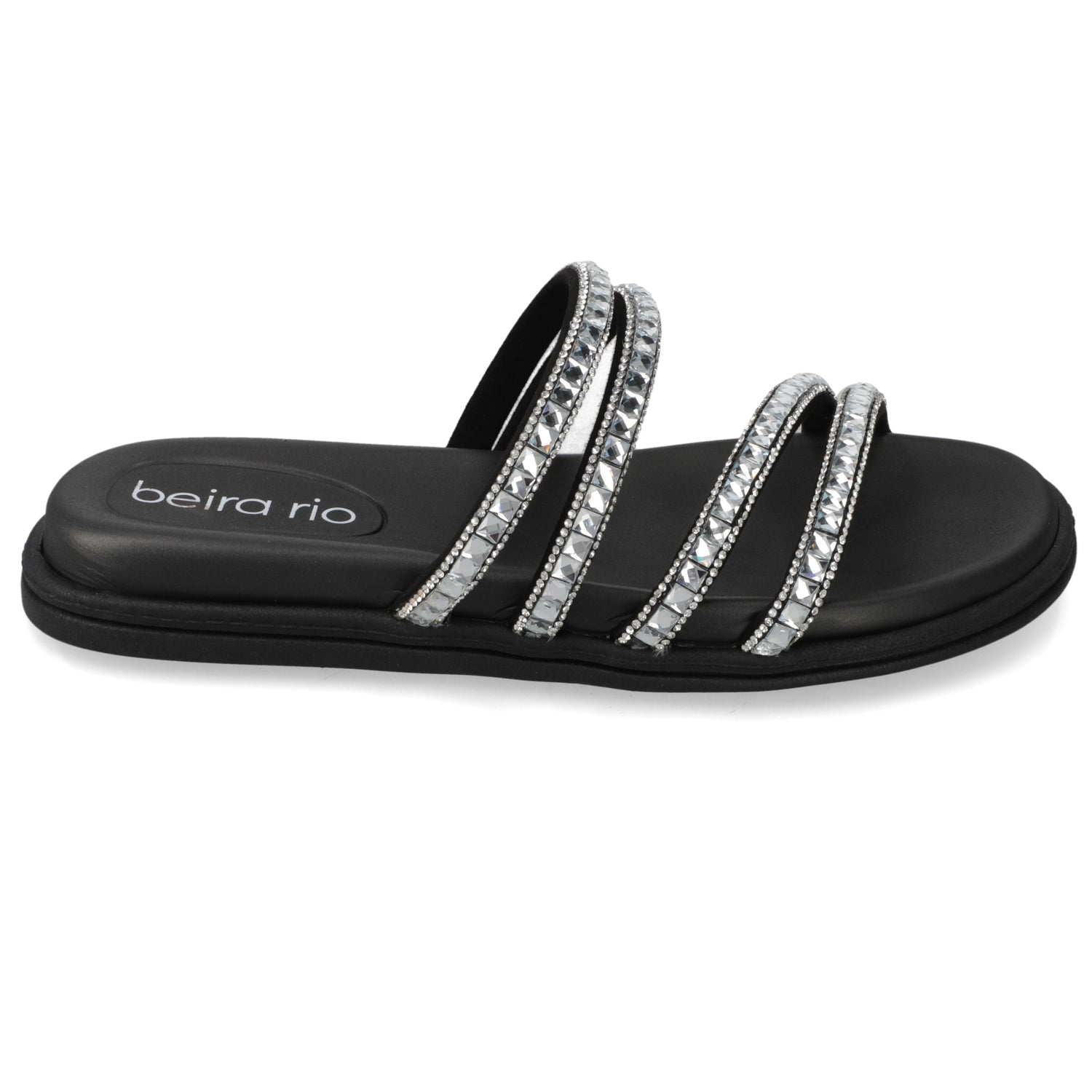 Sandalia Plana Negro Beira Rio Ecocuero 35 / Negro