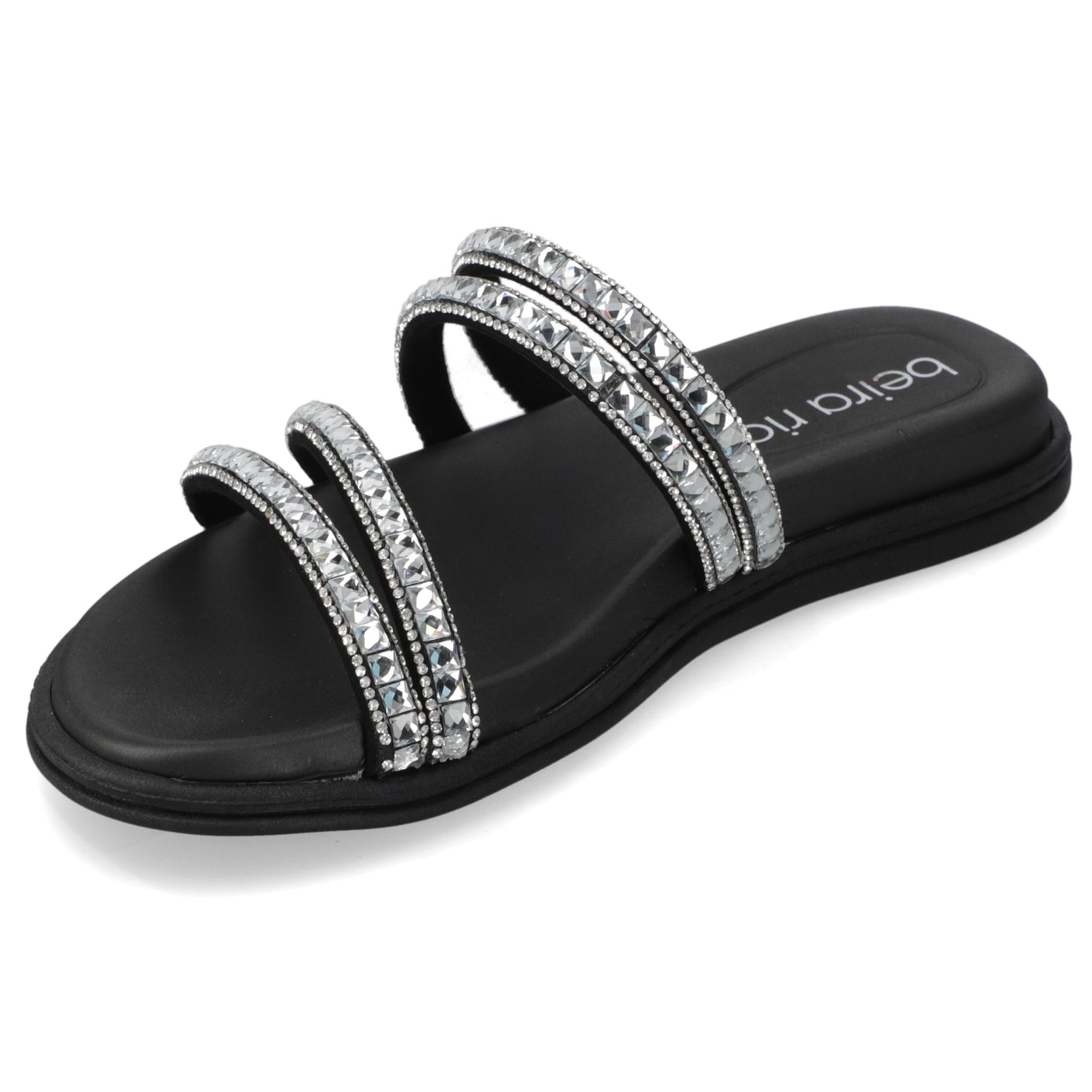 Sandalia Plana Negro Beira Rio Ecocuero 35 / Negro