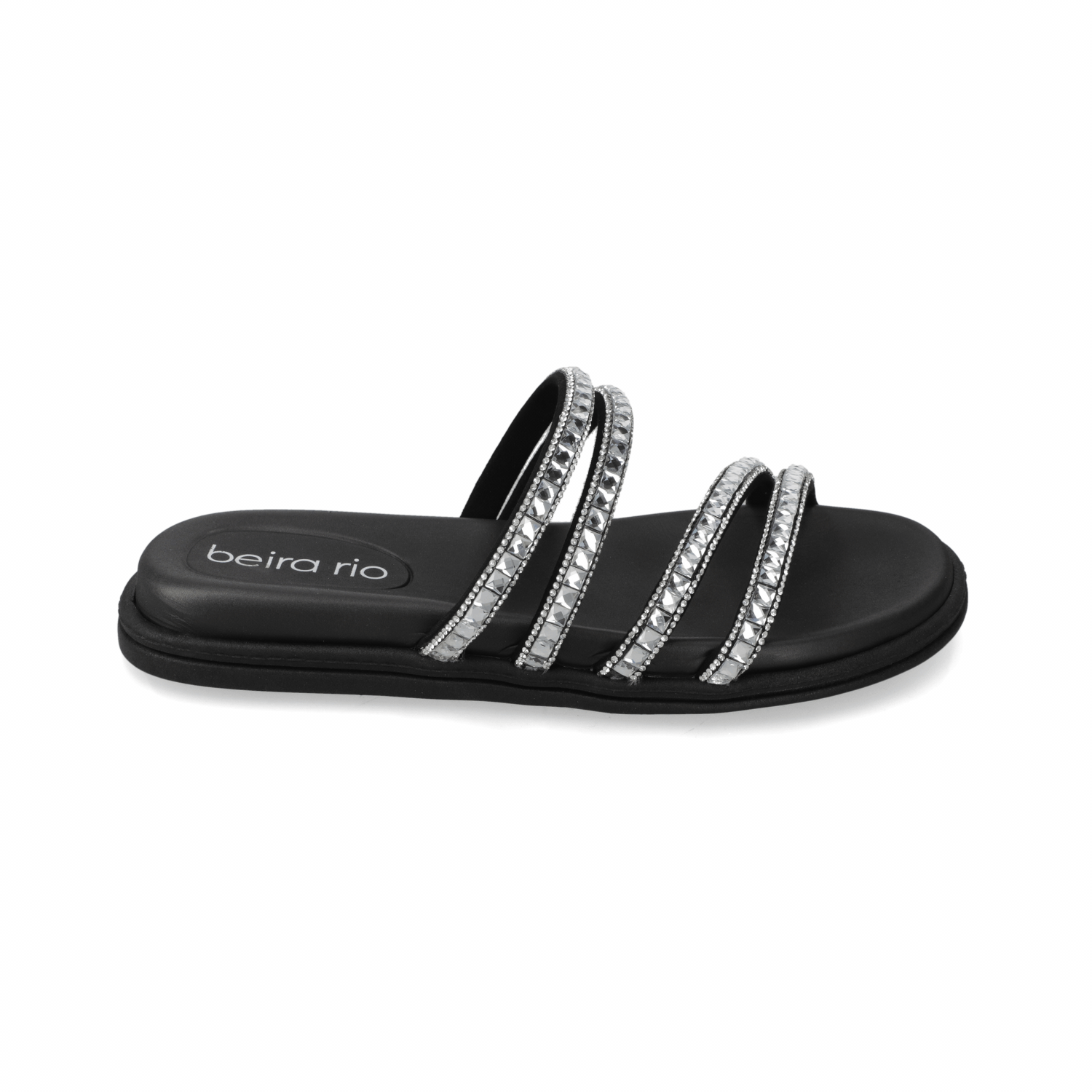 Sandalia Plana Negro Beira Rio Ecocuero 35 / Negro