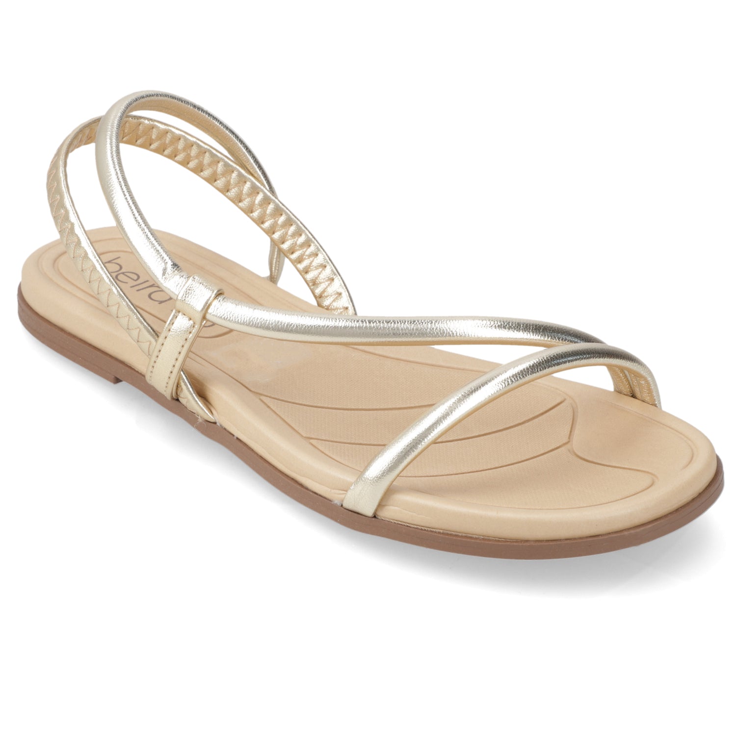 Sandalia Dorado Beira Rio 35 / Dorado