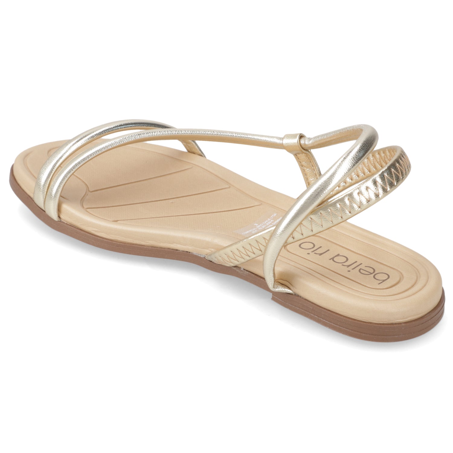 Sandalia Dorado Beira Rio 35 / Dorado