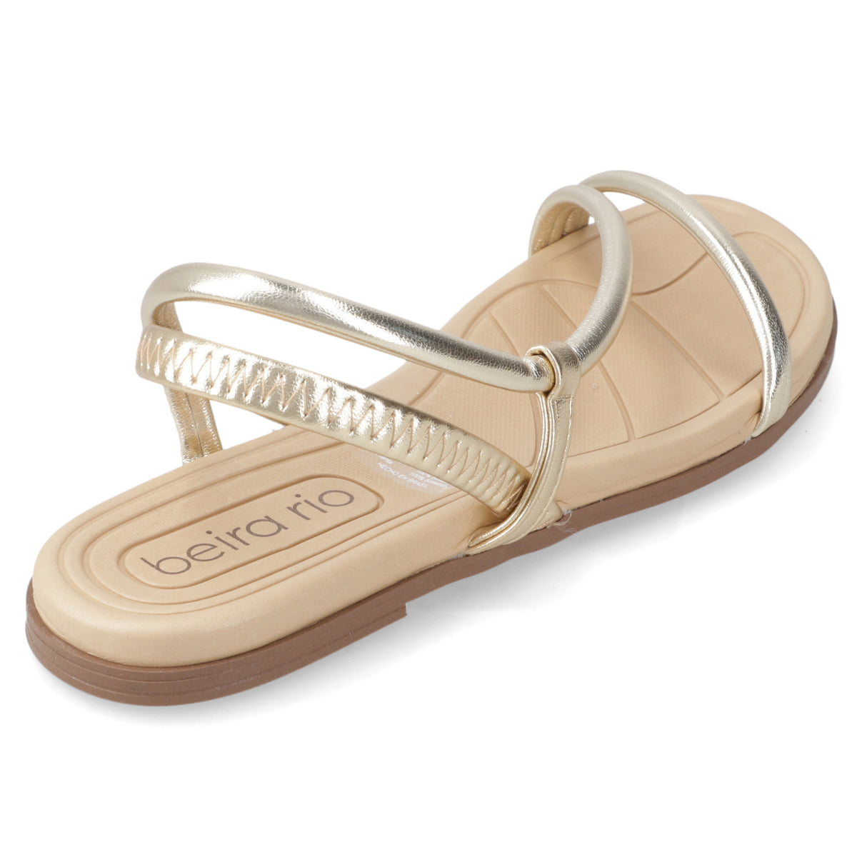 Sandalia Dorado Beira Rio 35 / Dorado