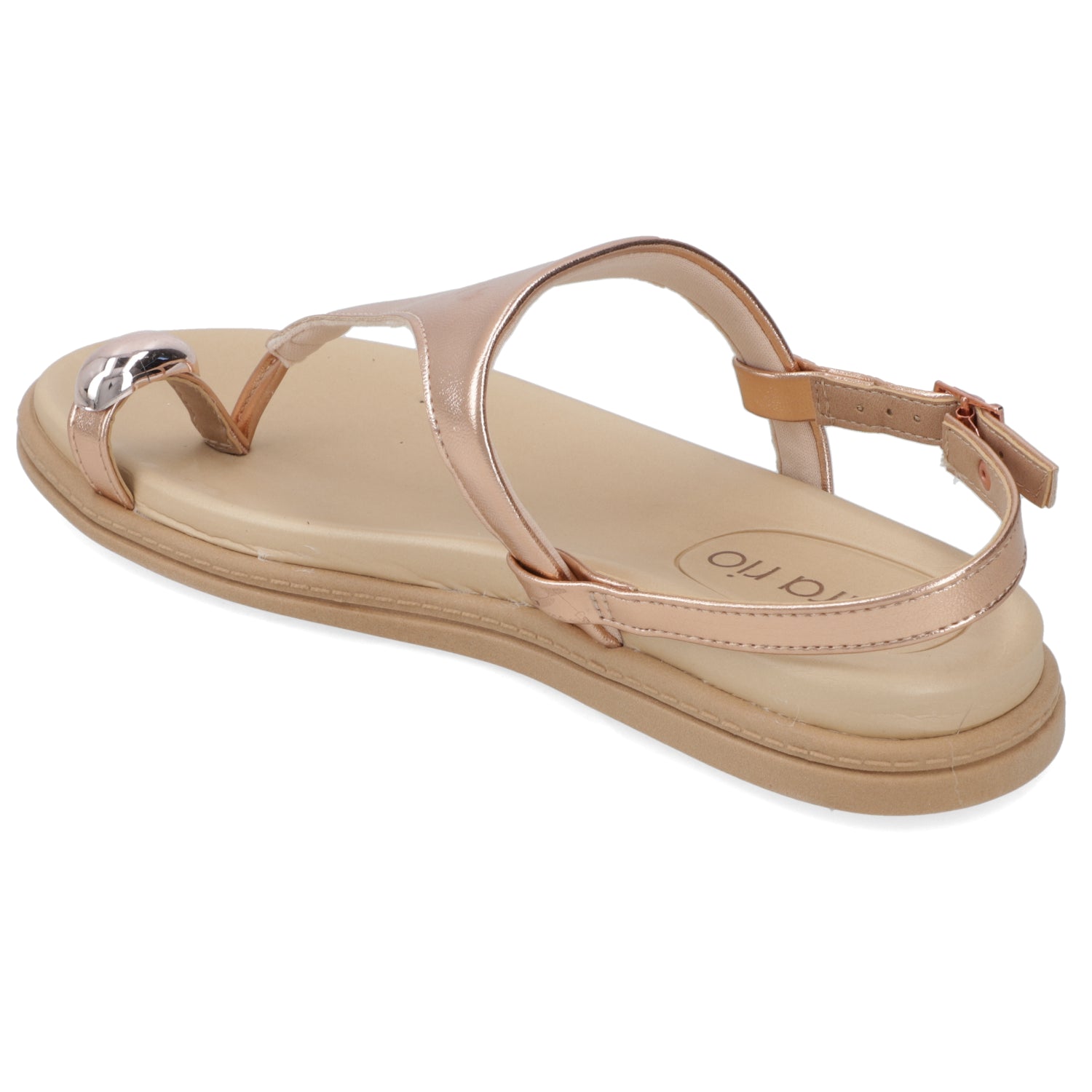 Sandalia Rose Gold Beira Rio 35 / Rose Gold