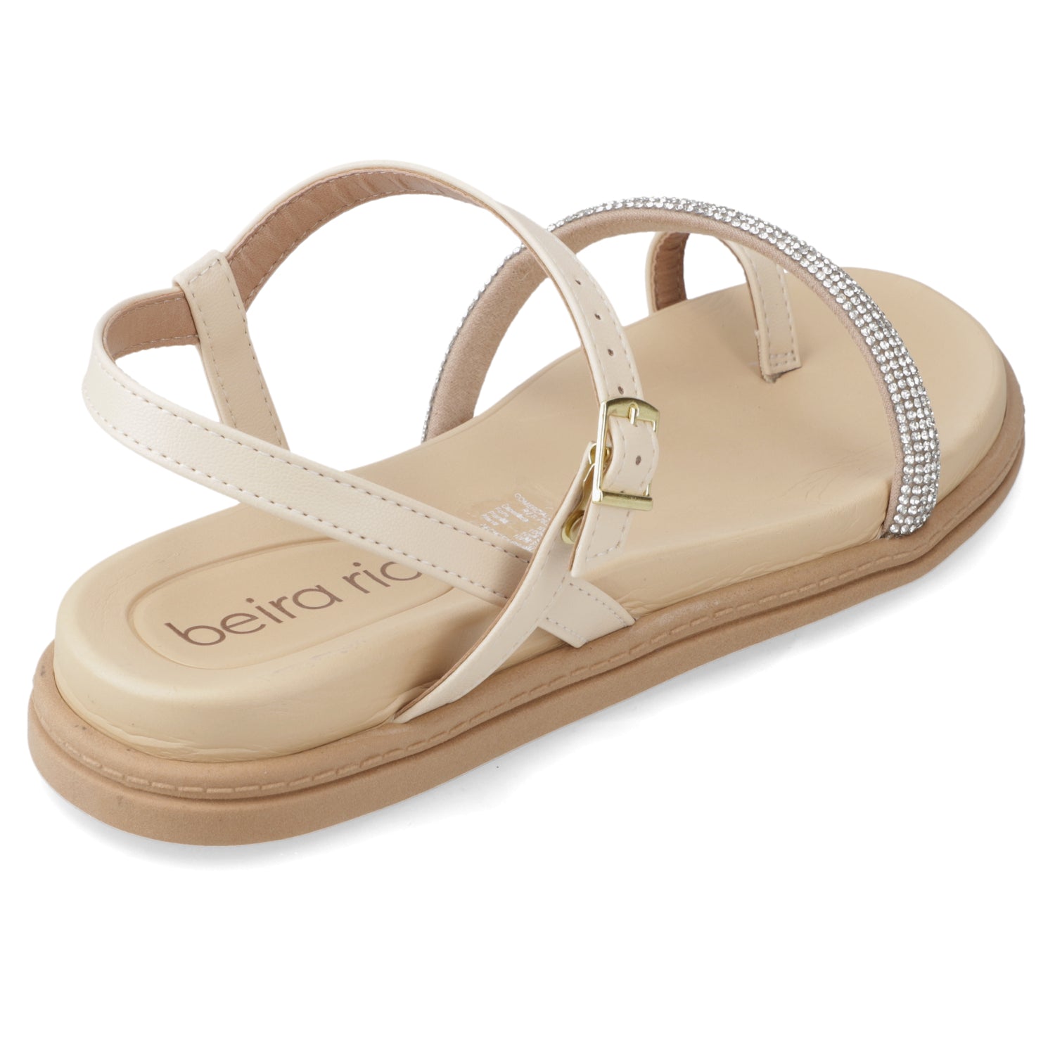 Sandalia Crema Beira Rio 35 / Crema