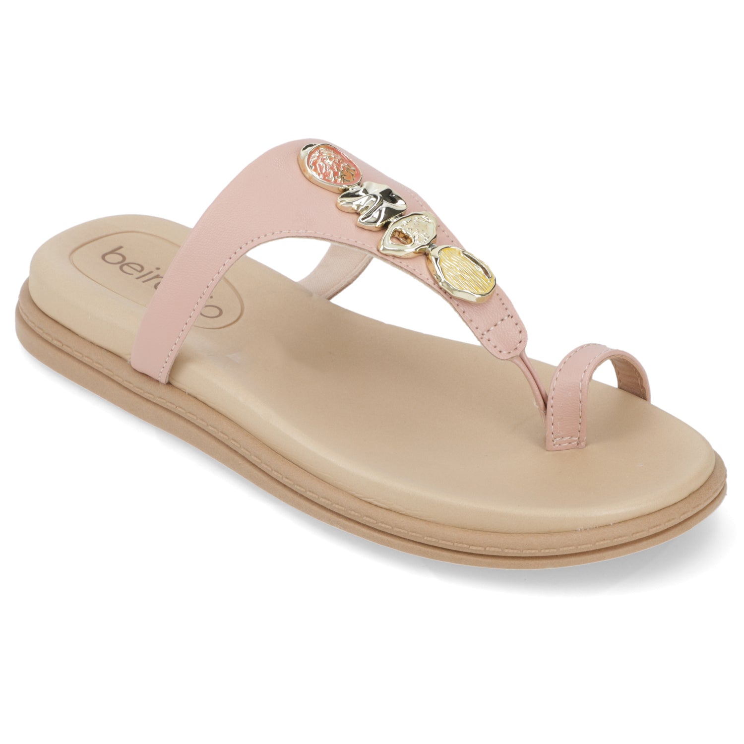 Sandalia Rosado Beira Rio 35 / Rosado