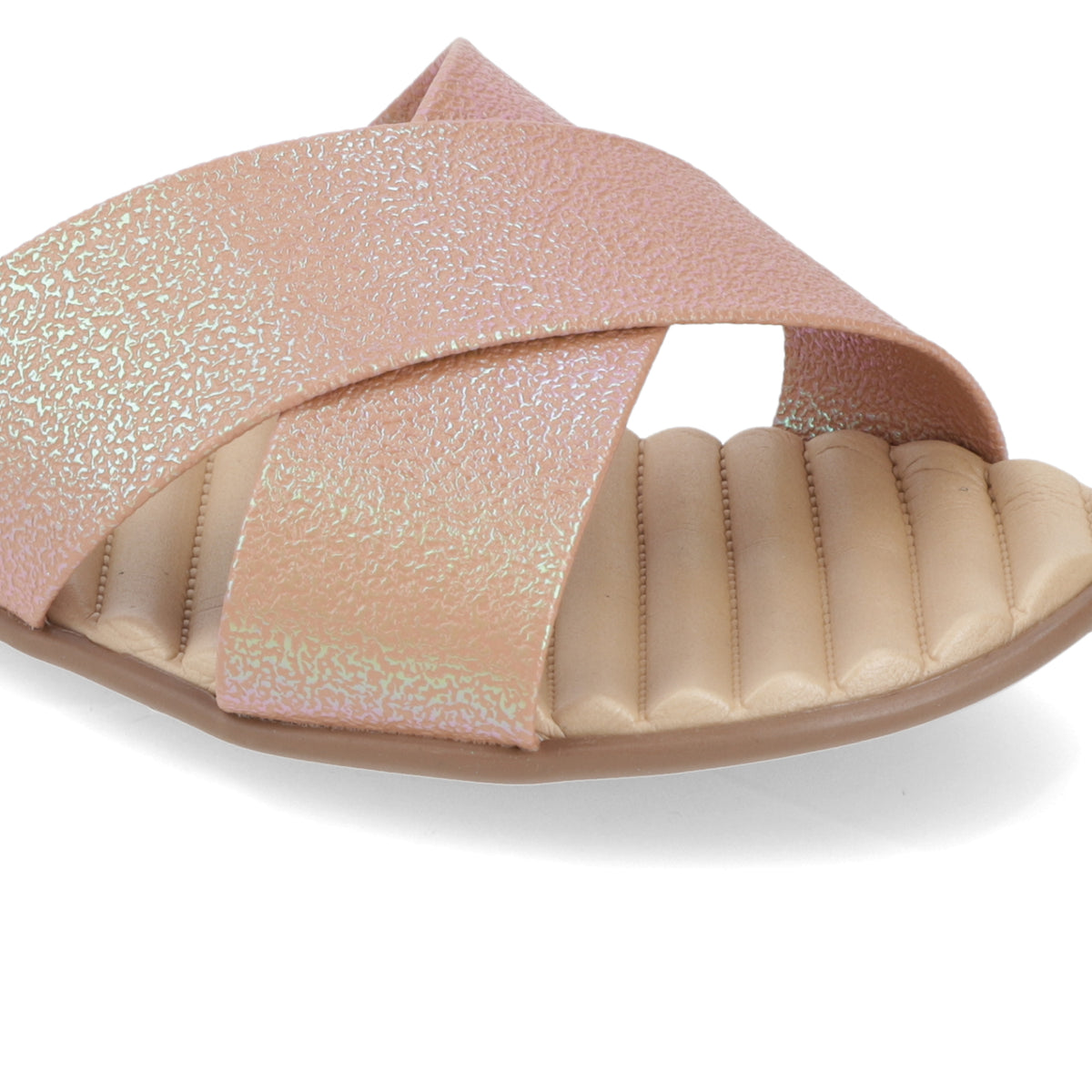 Sandalia Nude Beira Rio Textil Glitter 35 / Nude