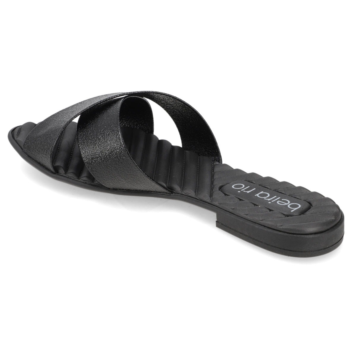 Sandalia Negro Beira Rio Textil Glitter 35 / Negro