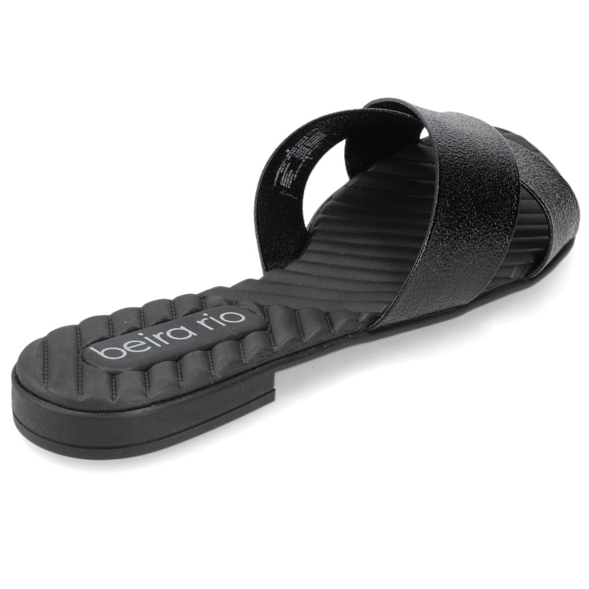 Sandalia Negro Beira Rio Textil Glitter 35 / Negro