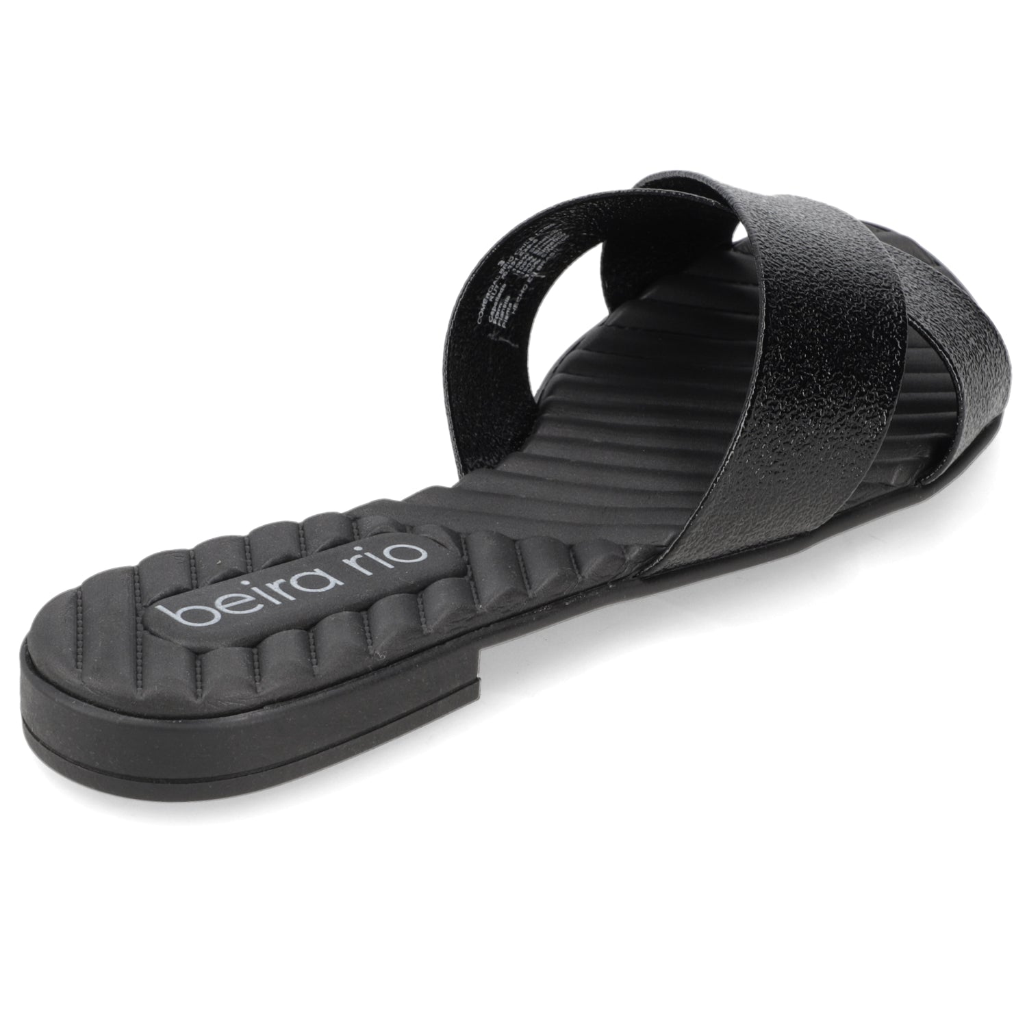 Sandalia Negro Beira Rio Textil Glitter 35 / Negro