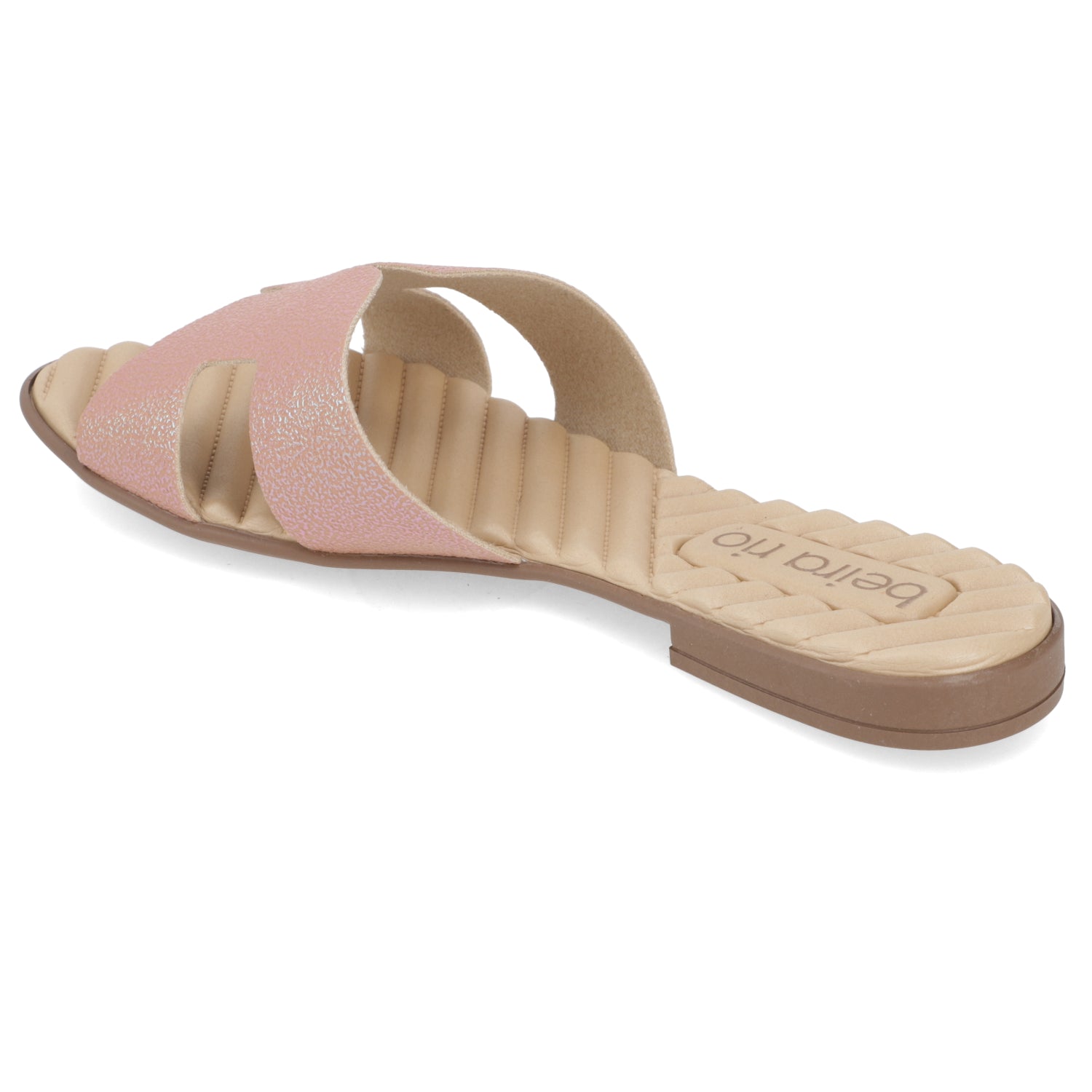 Sandalia Nude Beira Rio Textil Glitter 35 / Nude