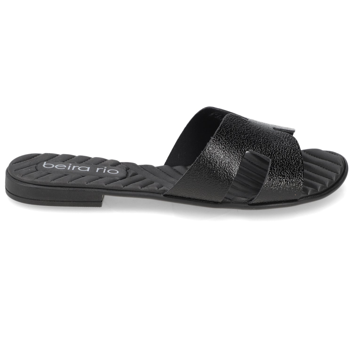 Sandalia Negro Beira Rio Textil Glitter 35 / Negro