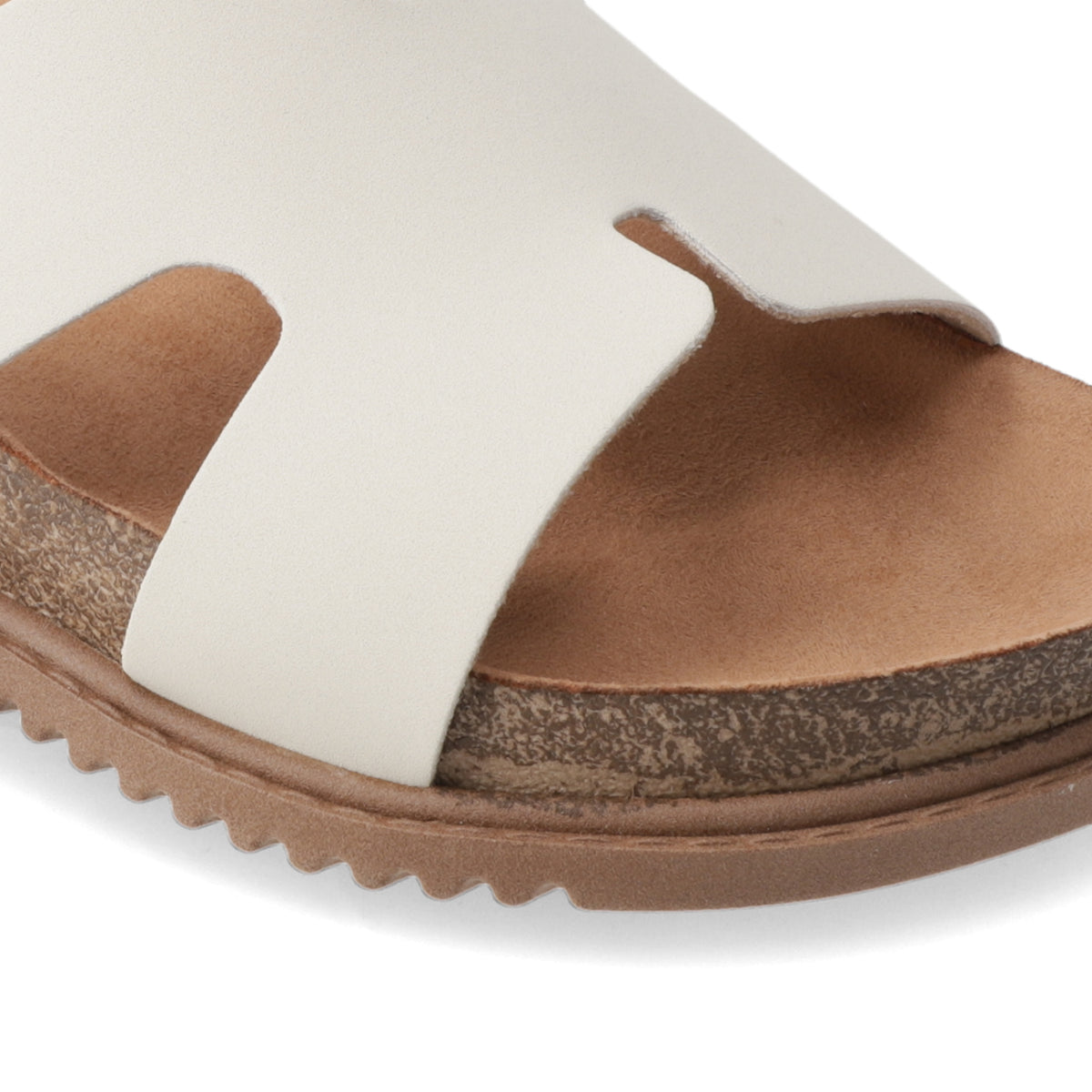 Sandalia Blanco OFF Beira Rio Ecocuero 35 / Blanco OFF