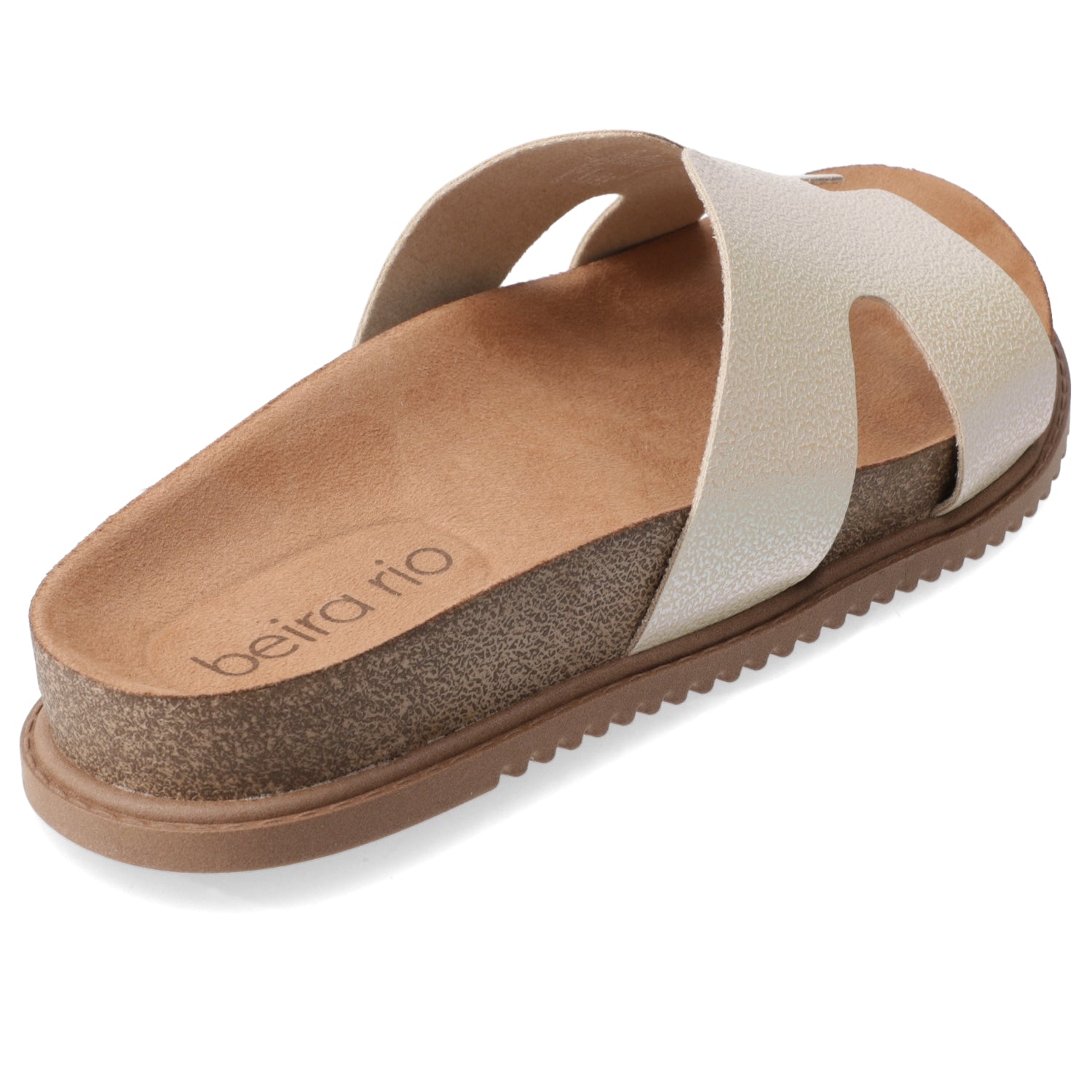 Sandalia Crema Beira Rio Ecocuero 35 / Crema