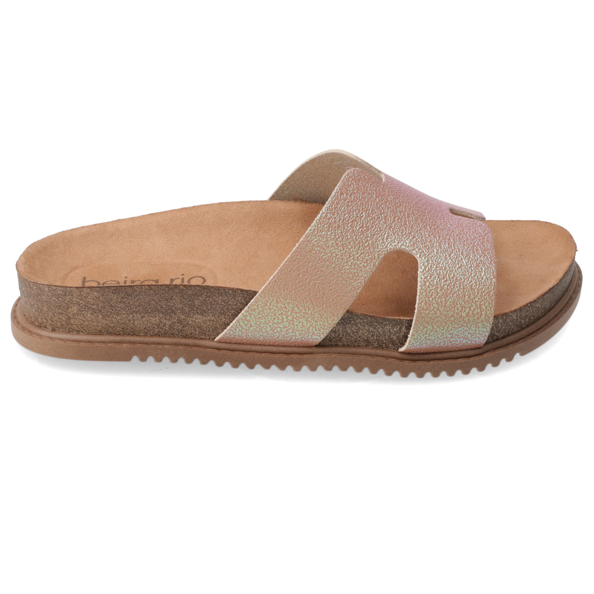 Sandalia Nude Beira Rio Ecocuero 35 / Nude