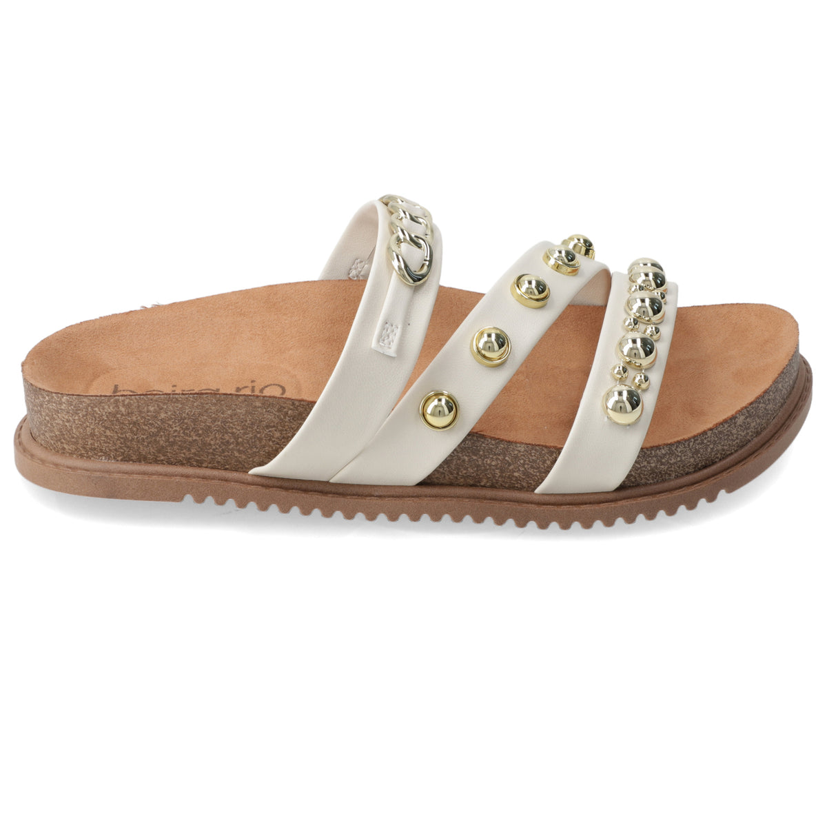 Sandalia Blanco OFF Beira Rio Ecocuero 35 / Blanco OFF