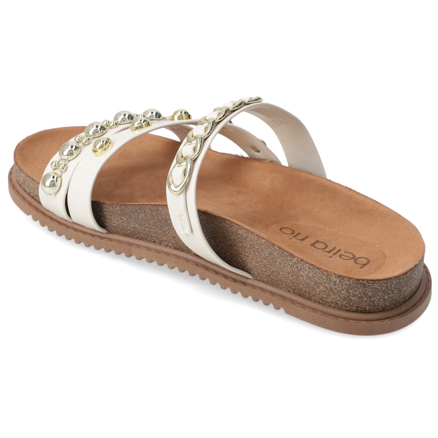 Sandalia Blanco OFF Beira Rio Ecocuero 35 / Blanco OFF