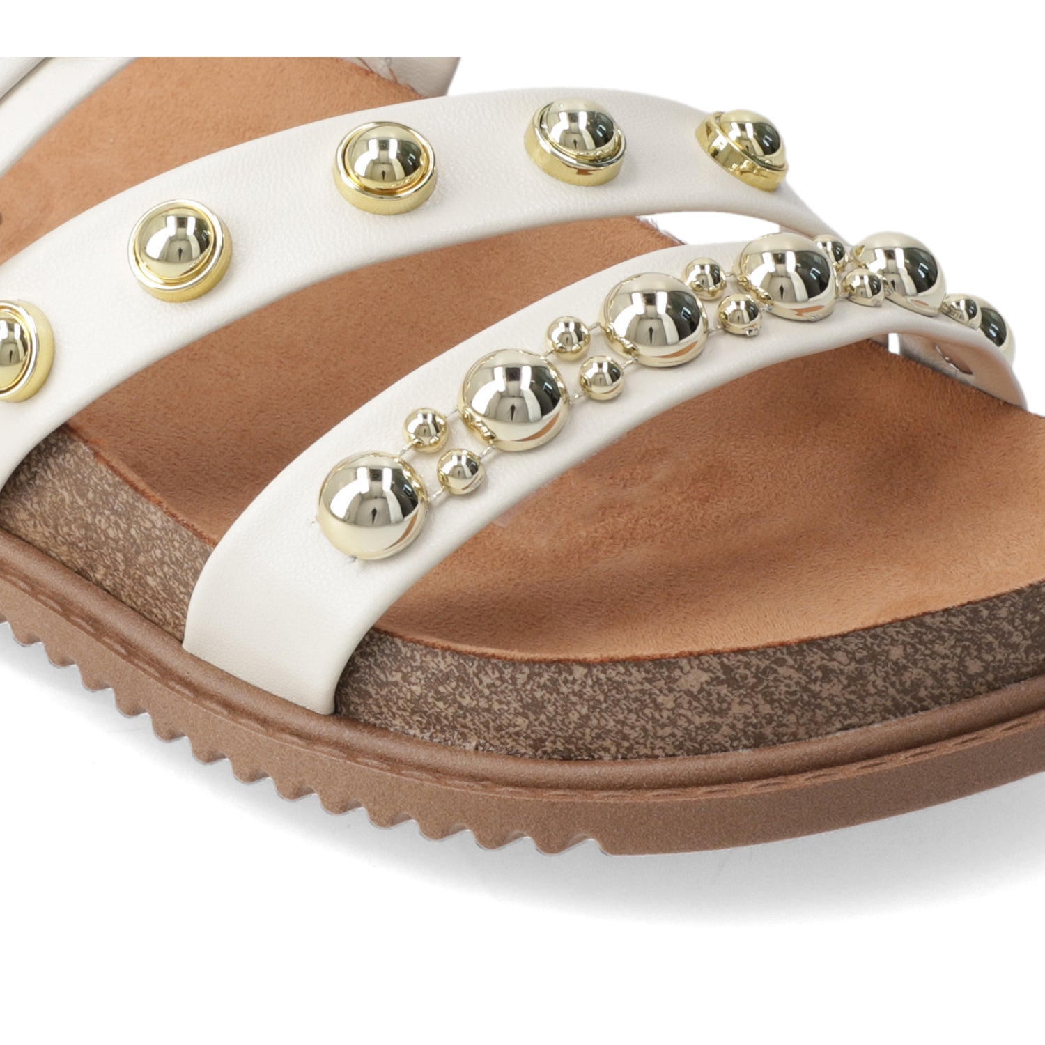 Sandalia Blanco OFF Beira Rio Ecocuero 35 / Blanco OFF