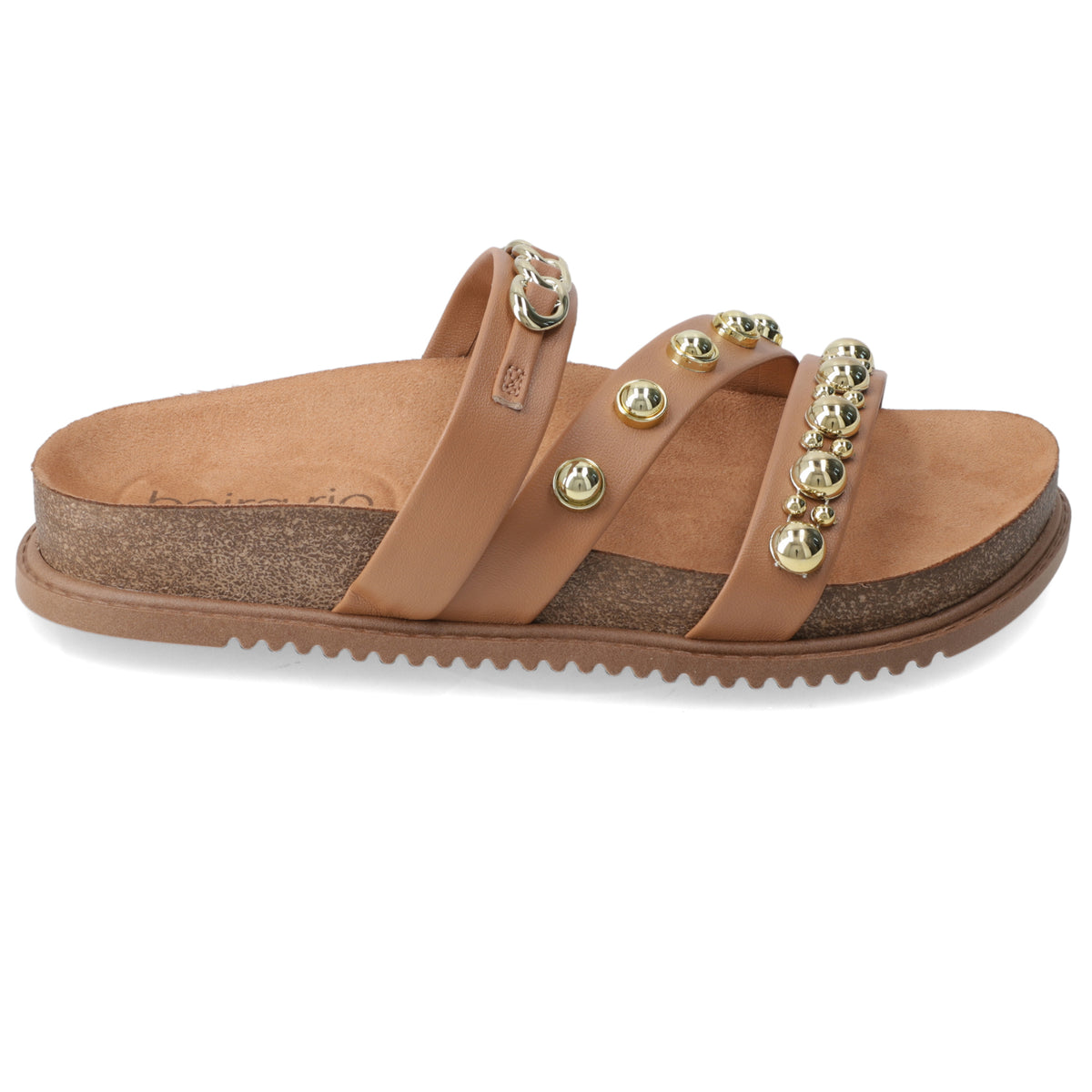 Sandalia Camel Beira Rio Ecocuero 35 / Camel