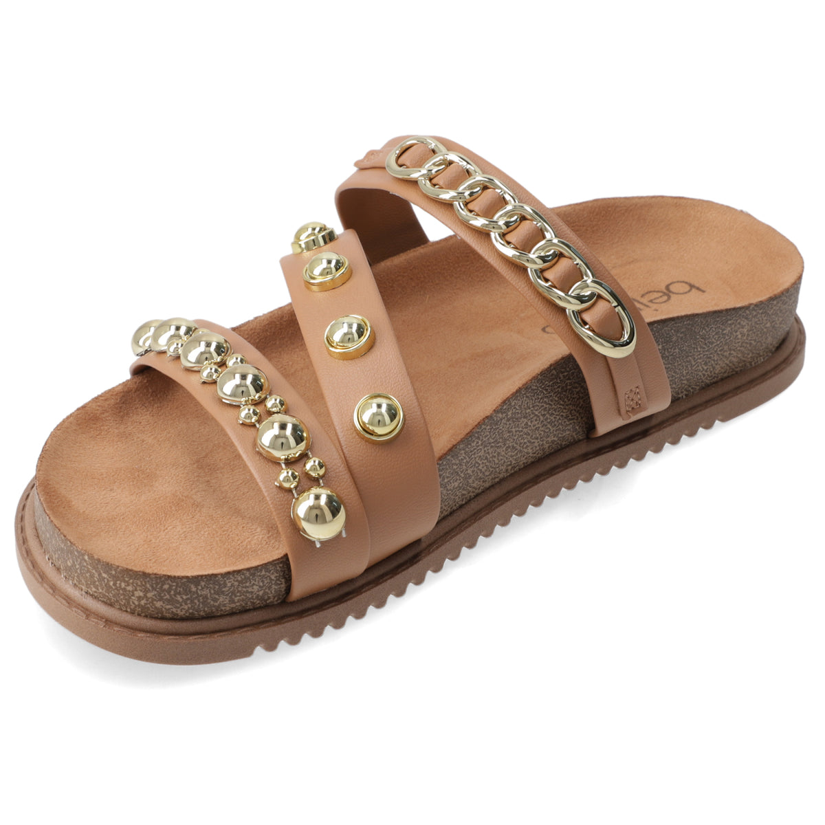 Sandalia Camel Beira Rio Ecocuero 35 / Camel