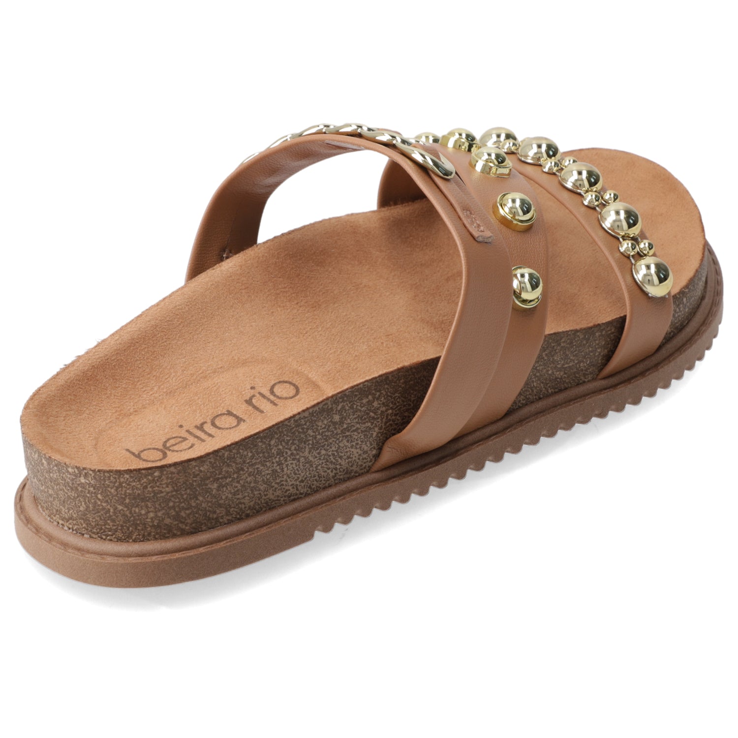 Sandalia Camel Beira Rio Ecocuero 35 / Camel