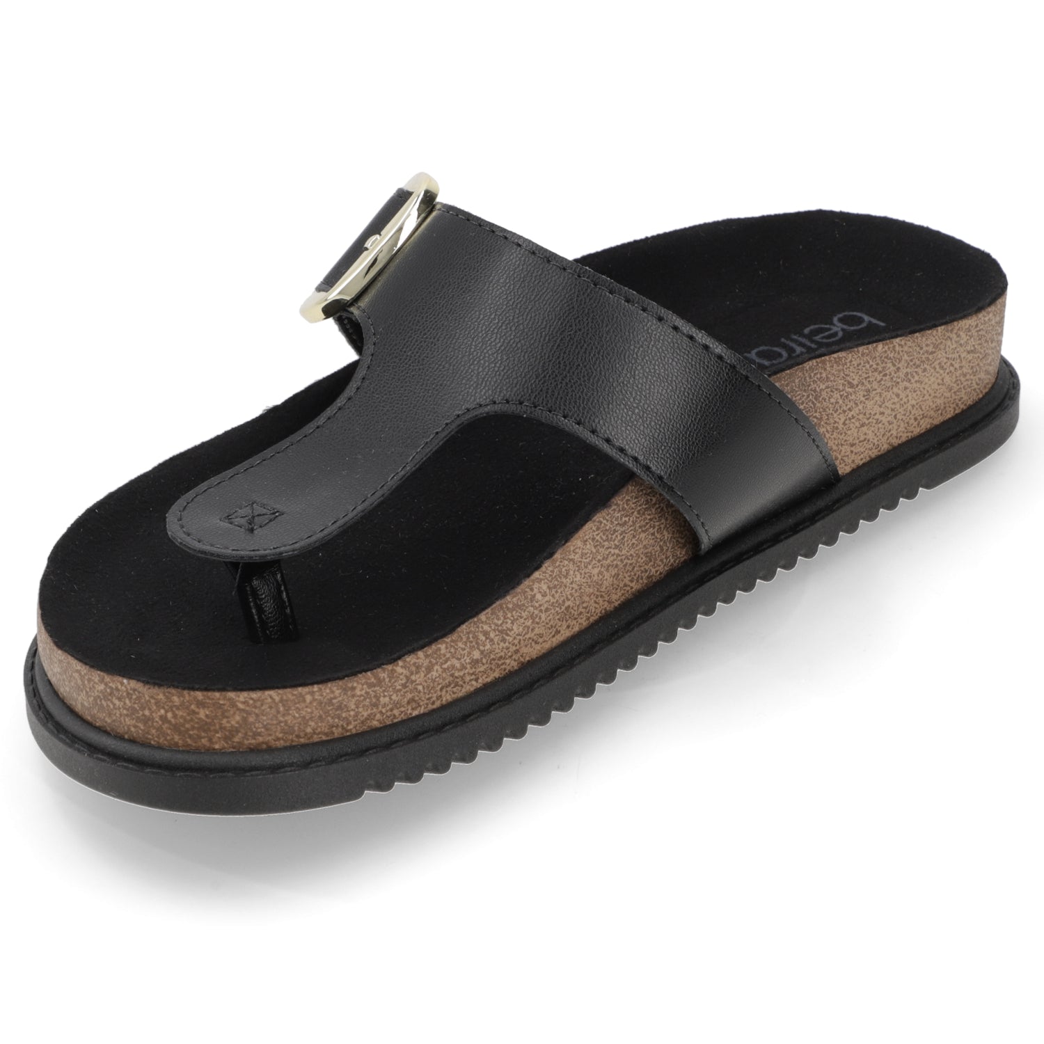 Sandalia Plana Negra Beira Rio 34 / Negro